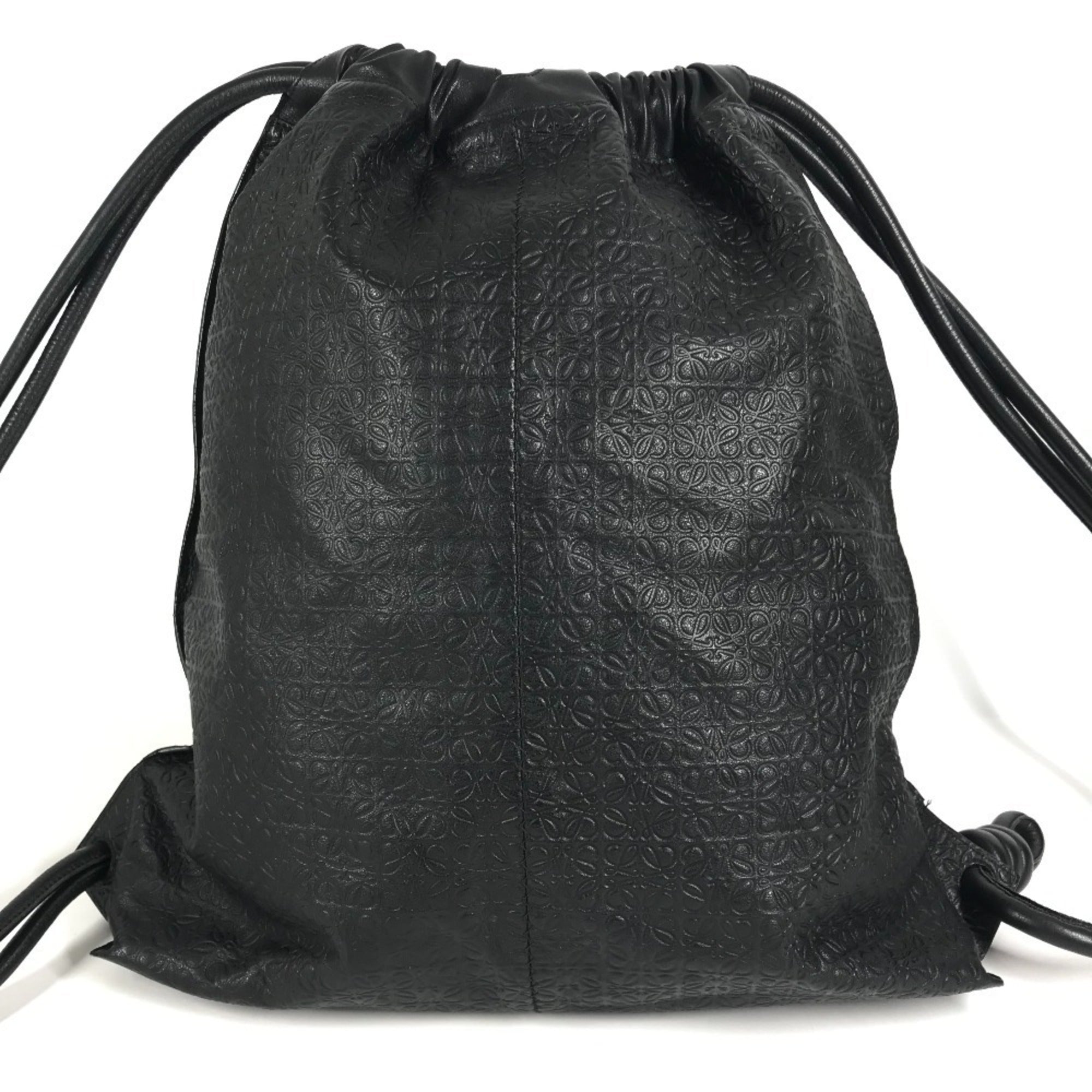 Loewe Black Leather Backpack (Pre-Owned)