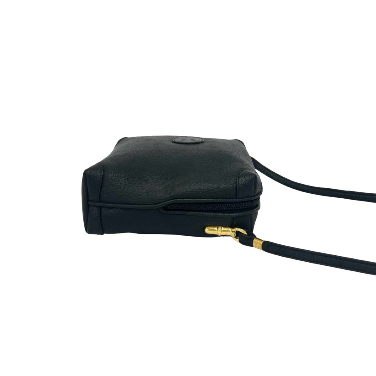 Gucci Black Leather Pochette Shoulder Bag (Pre-Owned)