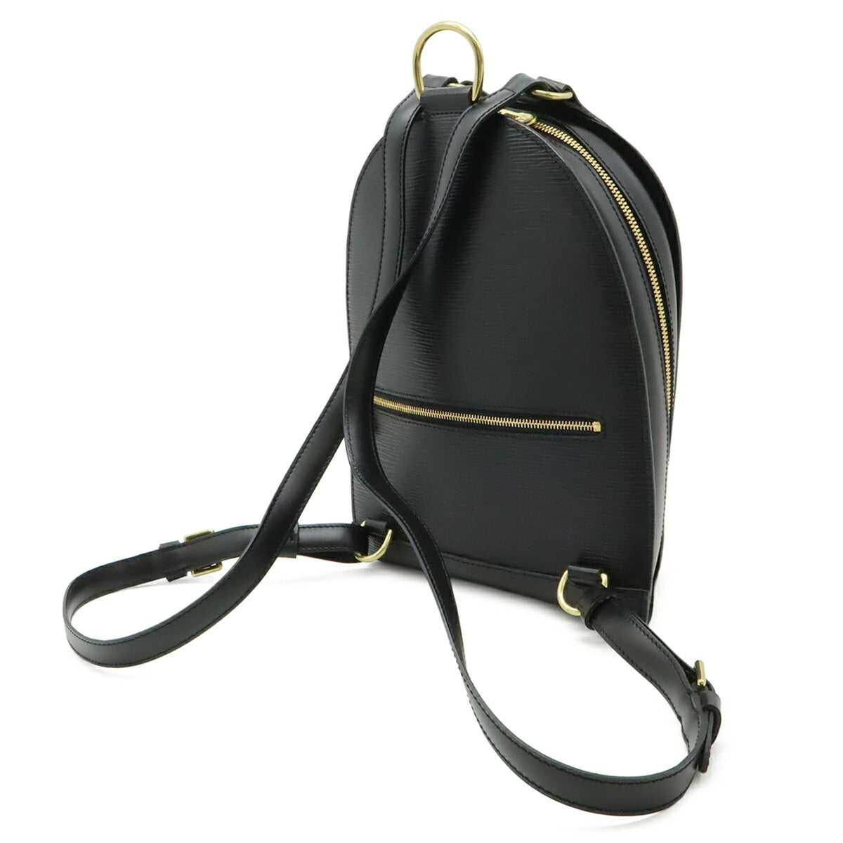 Louis Vuitton Black Noir Epi Leather Backpack Shoulder Bag (Pre-Owned)