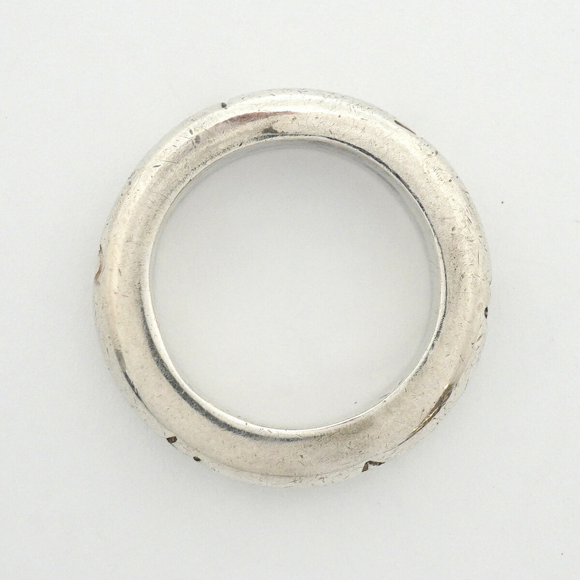 Chanel Silver 925 Band Ring (Pre-Owned)