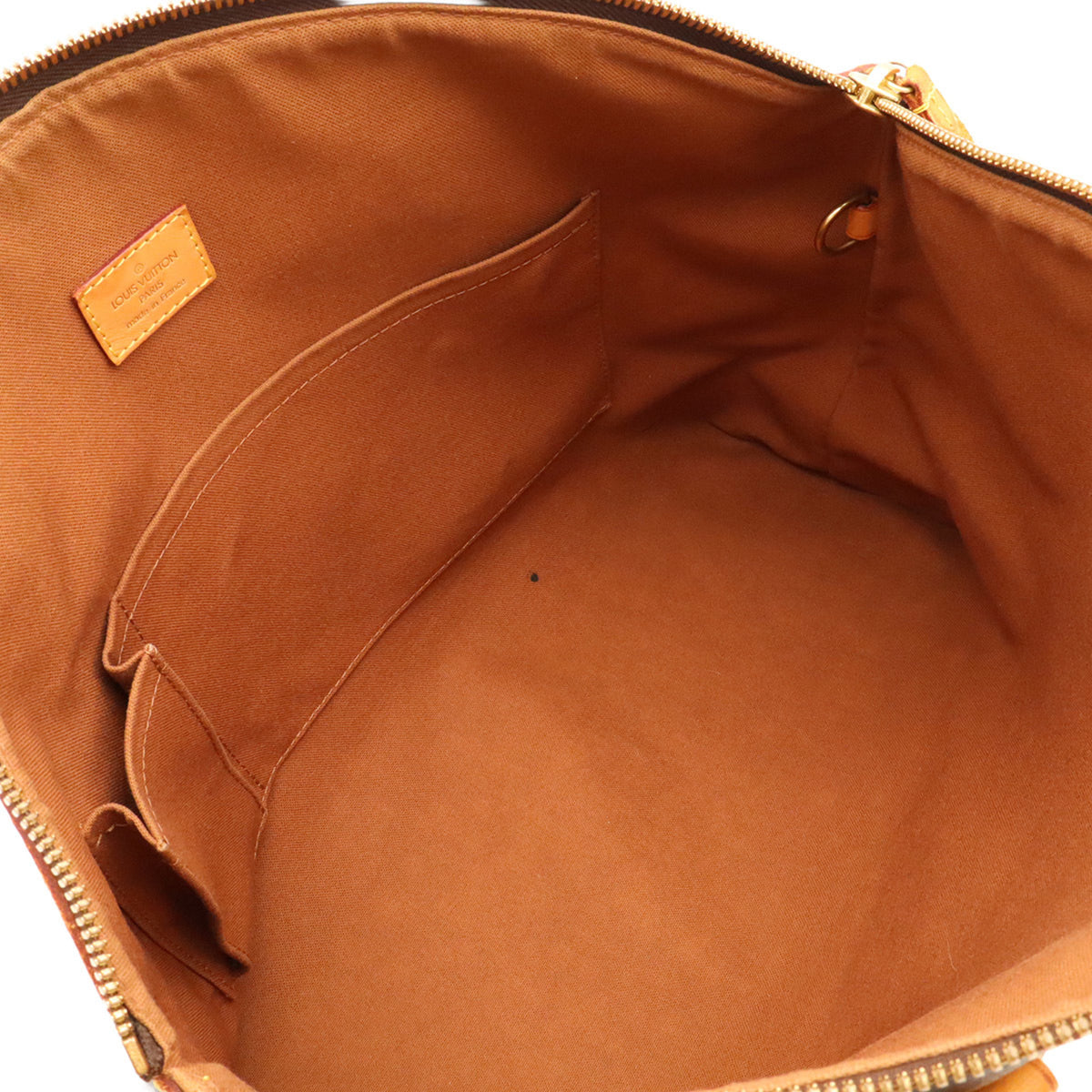 Louis Vuitton Brown Monogram Canvas Handbag Shoulder Bag Tote Bag (Pre-Owned)