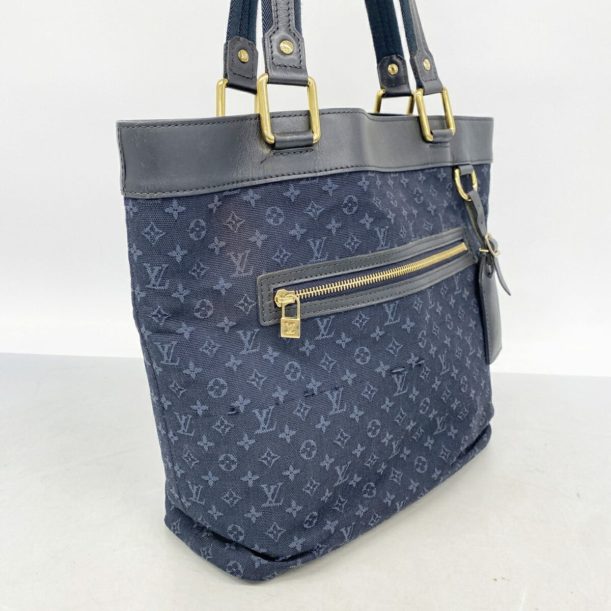 Louis Vuitton Tst Blue Tote Bag (Pre-Owned)