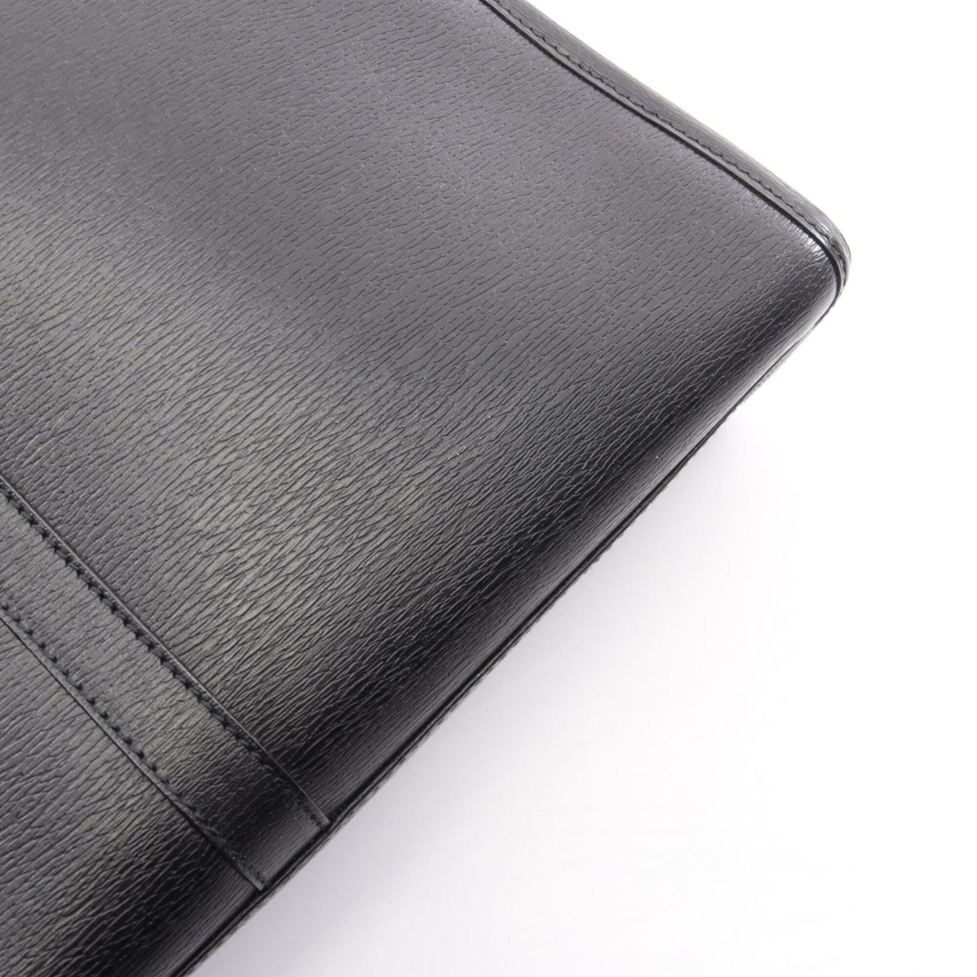 Gucci Black Leather Handbag (Pre-Owned)