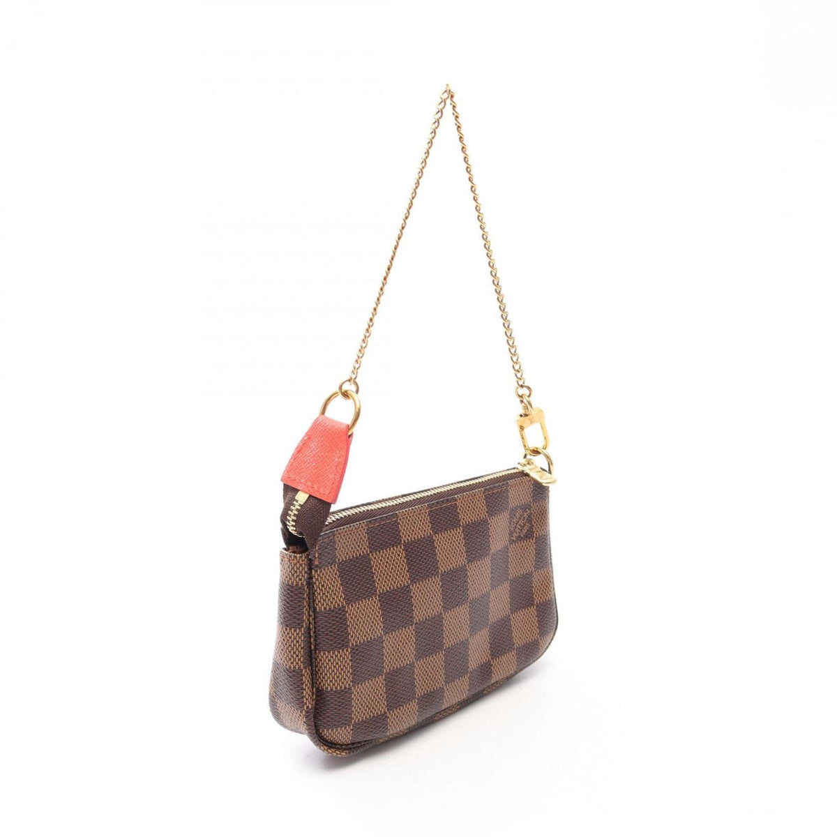 Louis Vuitton Brown Multi-Color Coated Canvas Leather Handbag Pochette (Pre-Owned)