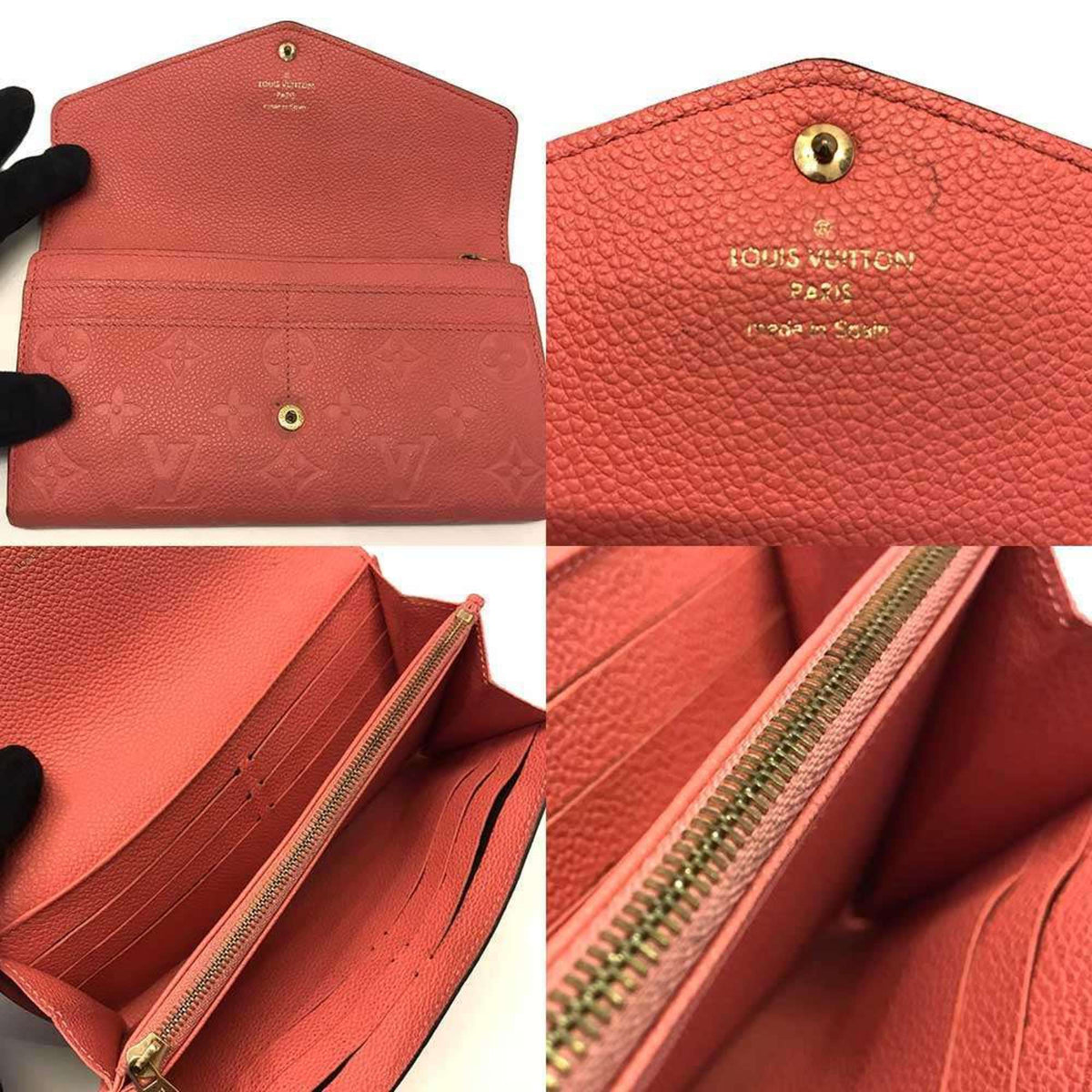 Louis Vuitton Monogram Empreinte Monogram Empreinte Long Wallet (Bi-Fold) (Pre-Owned)