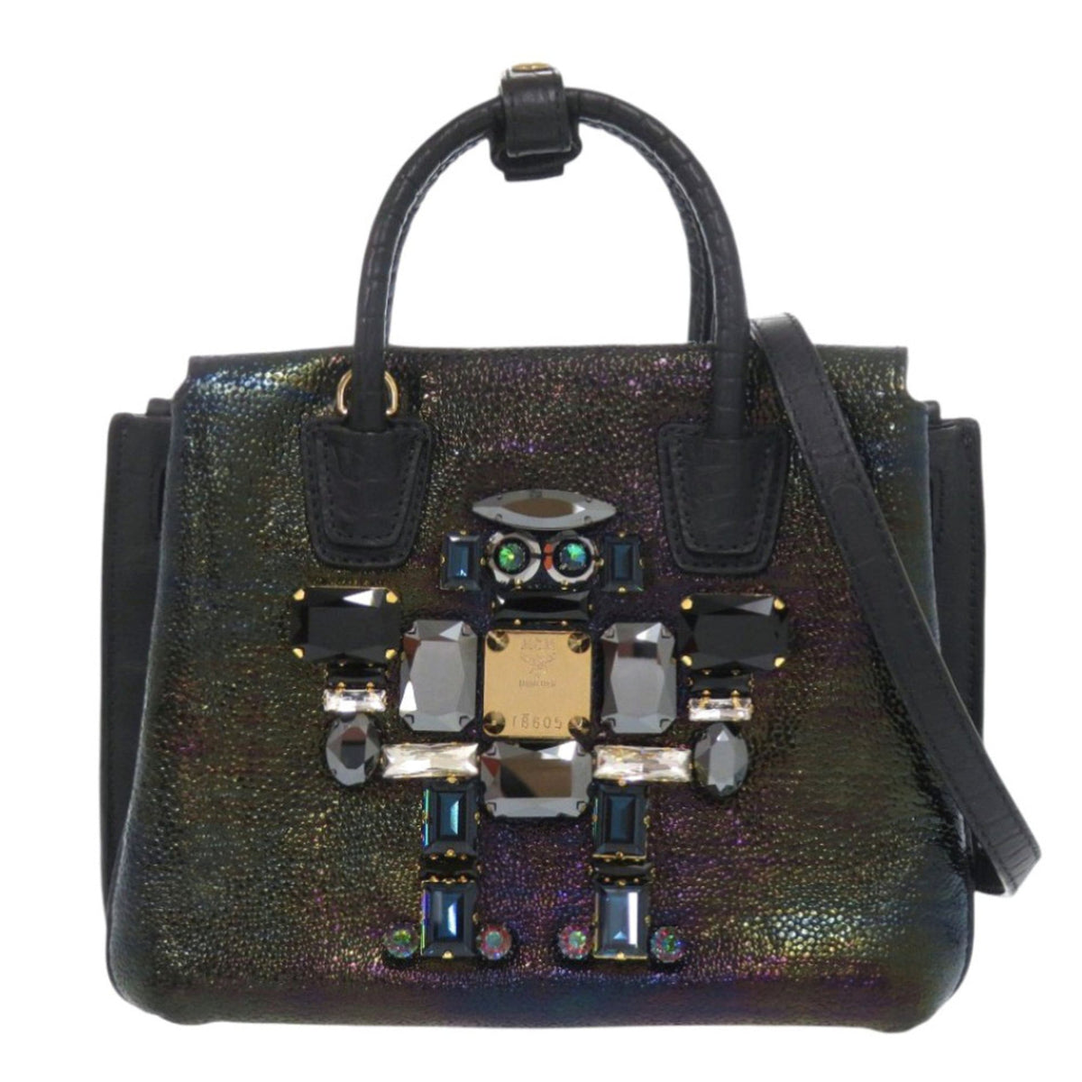 Mcm Black Patent Leather Handbag (Pre-Owned)