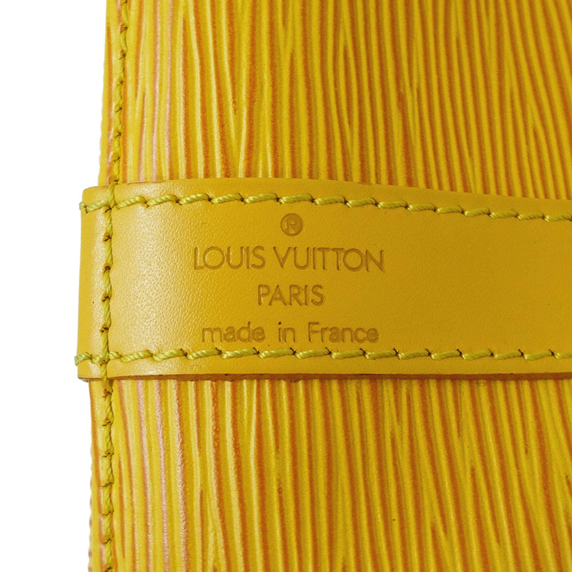 Louis Vuitton Yellow Epi Leather Handbag Shoulder Bag (Pre-Owned)