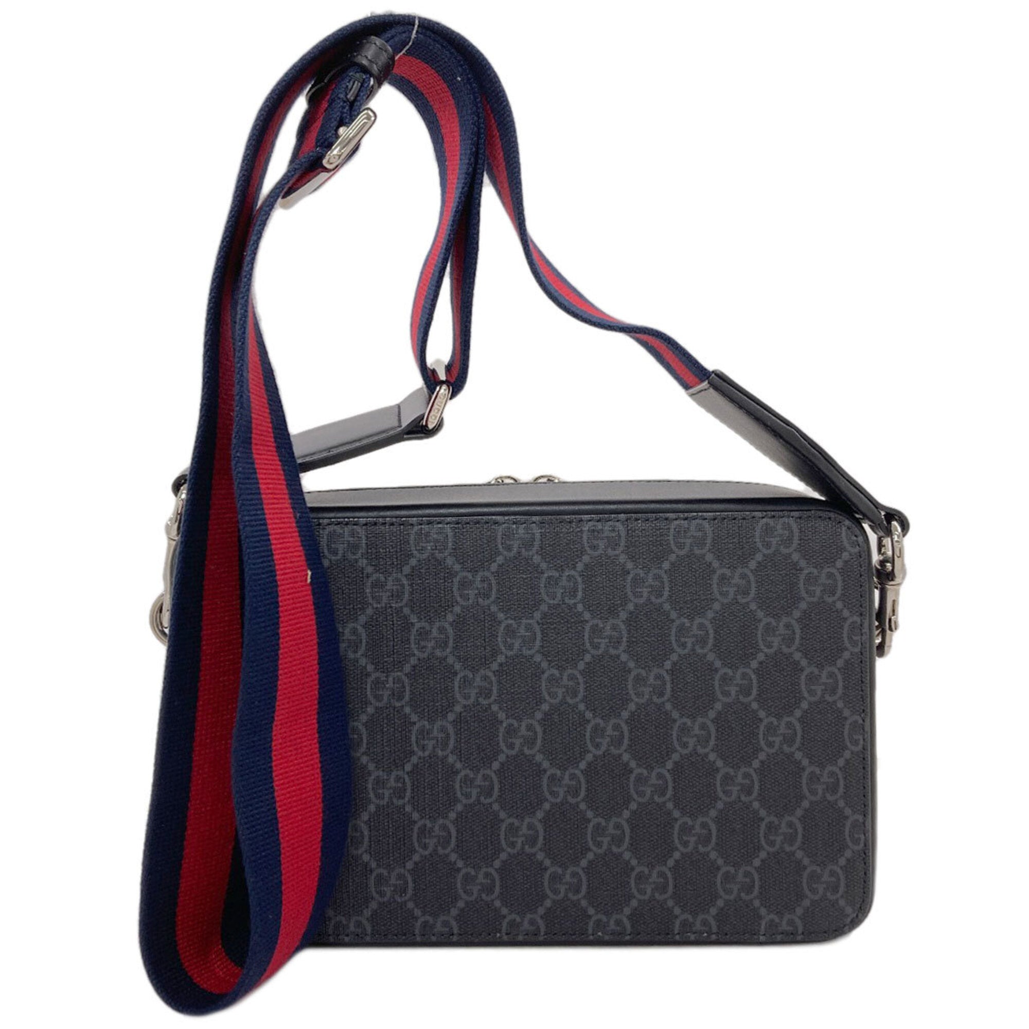 Gucci Gray Pvc Shoulder Bag (Pre-Owned)