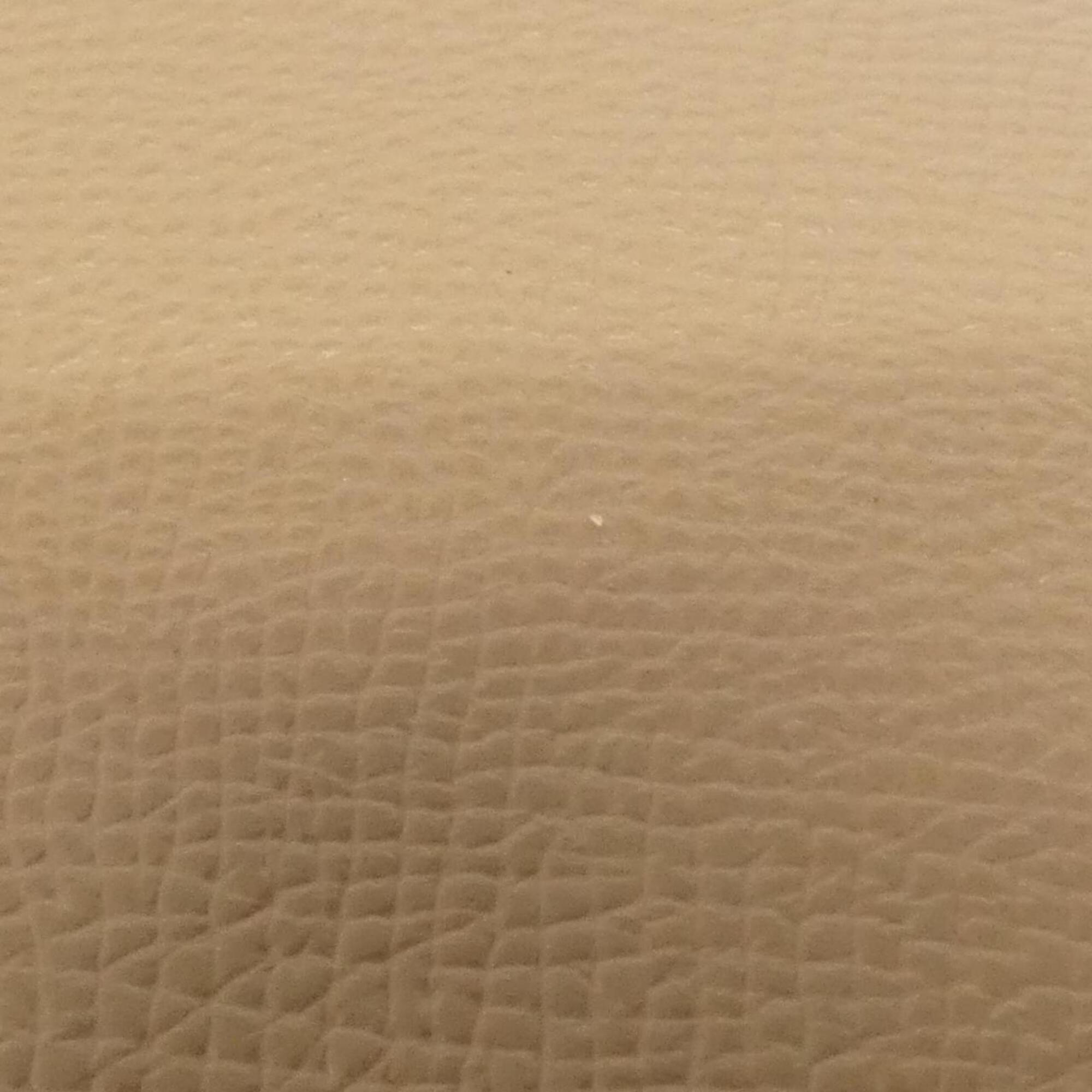 Hermes Brown Epsom Leather Silk Long Wallet (Bi-Fold) (Pre-Owned)