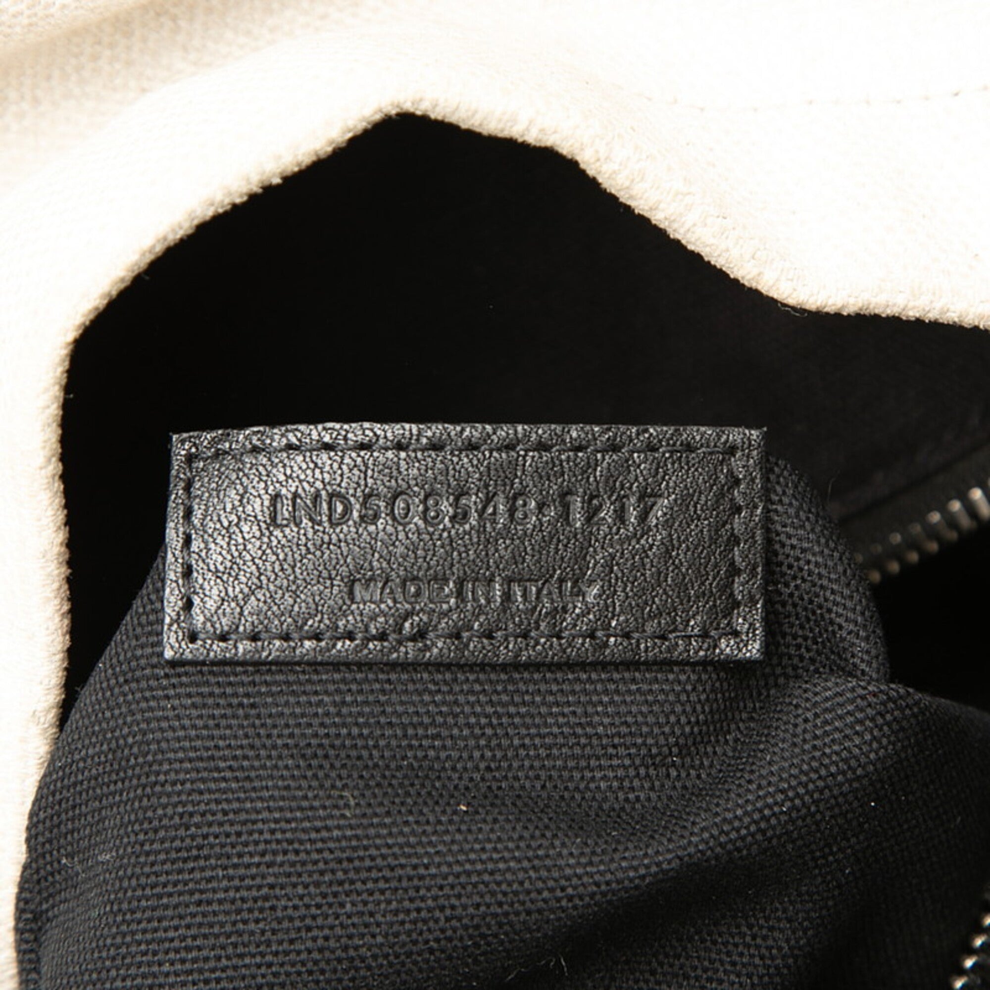 Saint Laurent White Linen Leather Backpack (Pre-Owned)