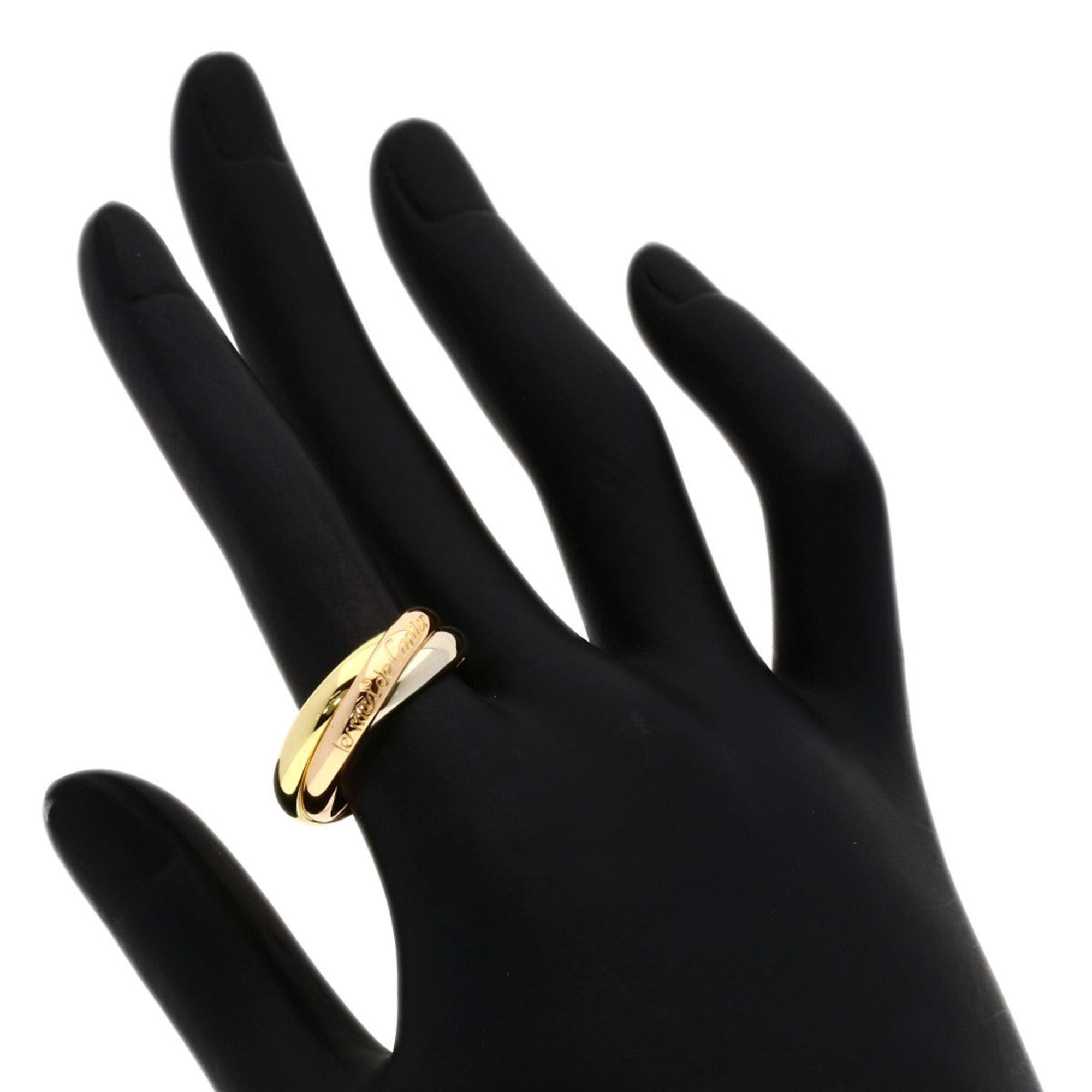 Cartier Trinity Yellow Gold (18K) Pink Gold (18K) White Gold (18K) Band Ring (Pre-Owned)