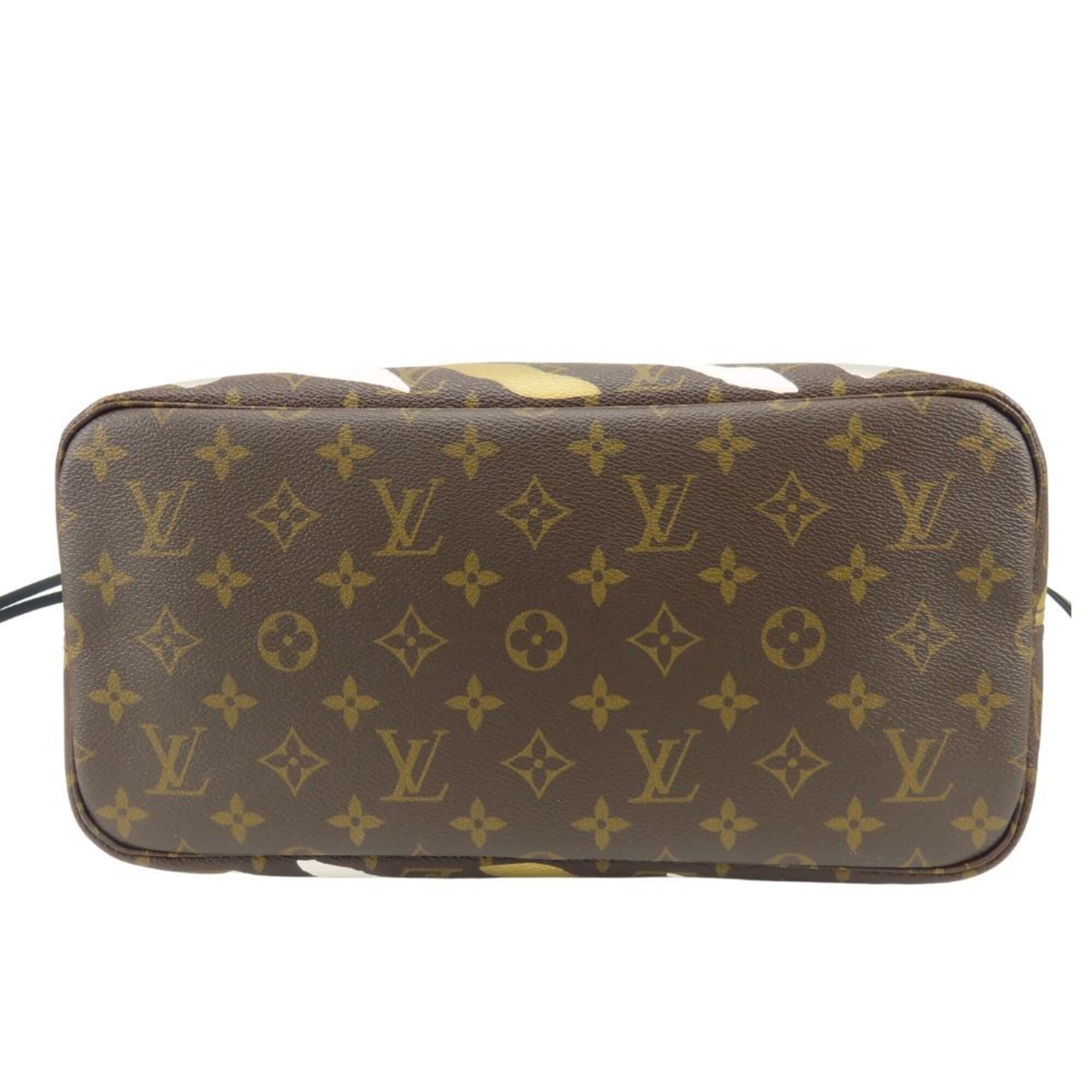 Louis Vuitton Black Brown Gold Silver Monogram Tote Bag (Pre-Owned)