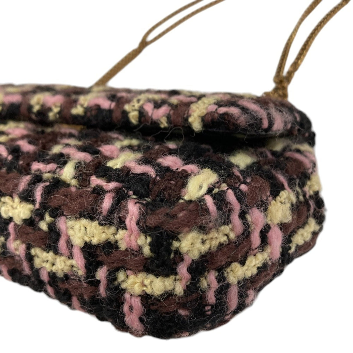 Tory Burch Multi-Color Tweed Shoulder Bag (Pre-Owned)
