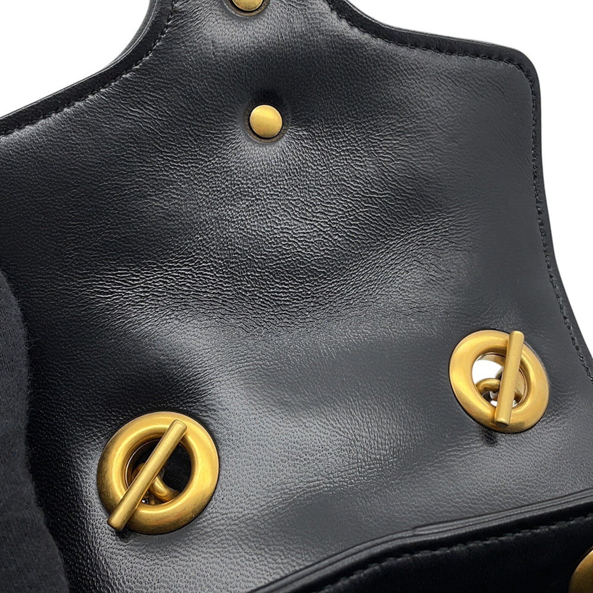 Gucci Black Leather Backpack (Pre-Owned)