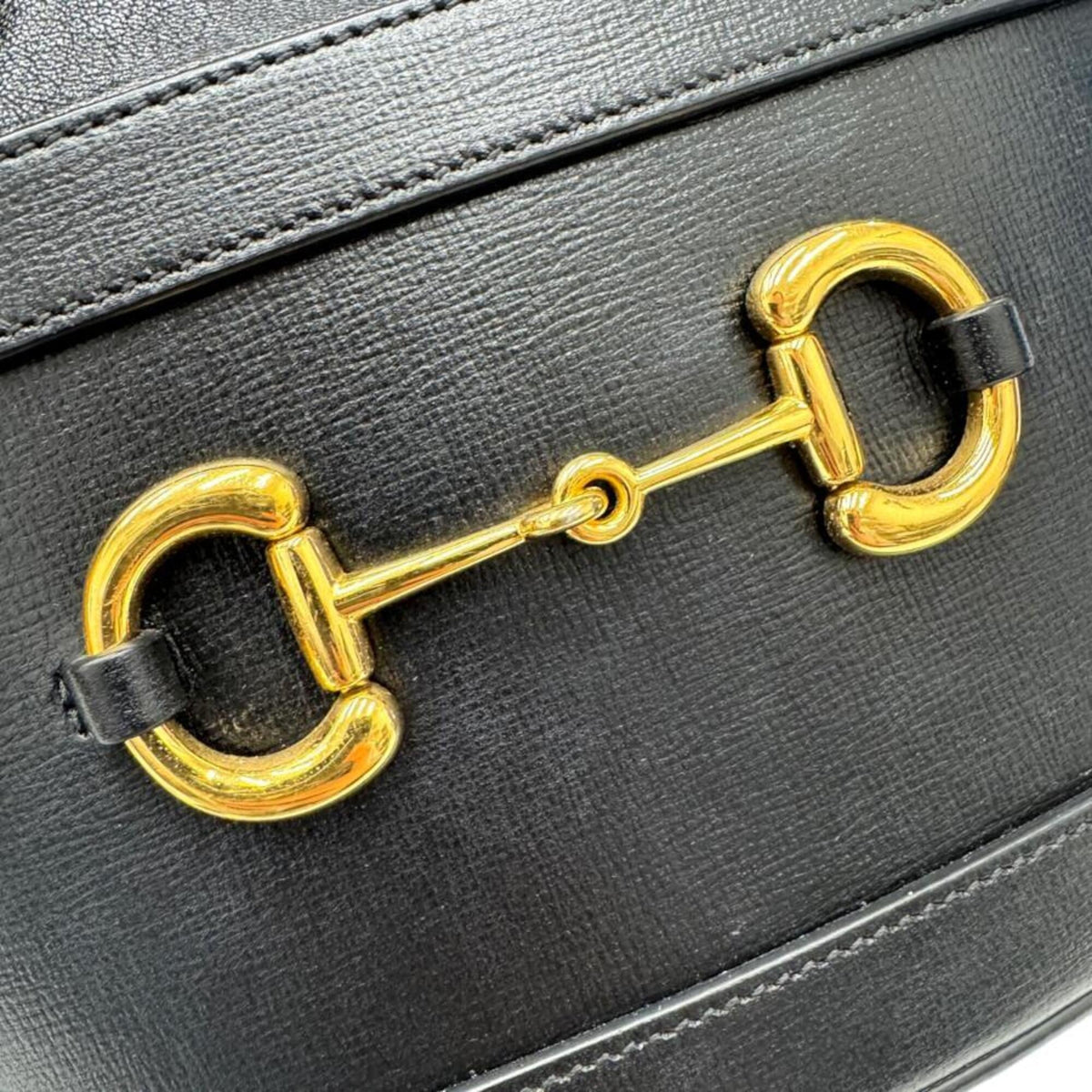 Gucci Black Leather Shoulder Bag (Pre-Owned)