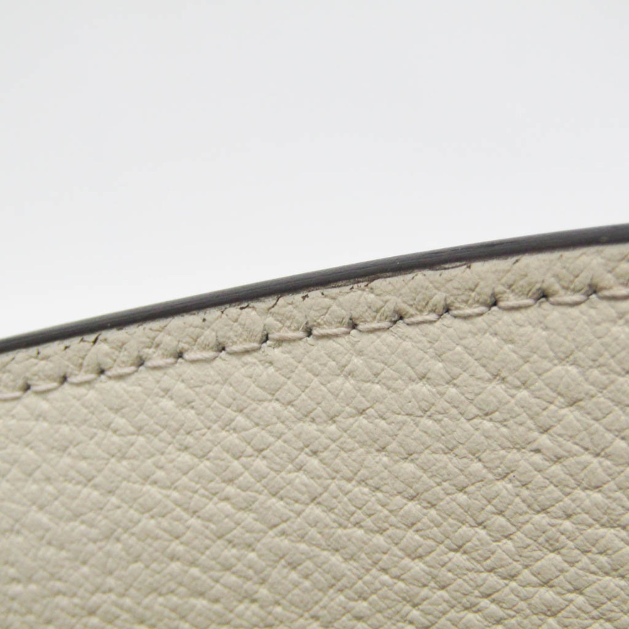 Gucci Totem Top Handle Bag Leather White Leather Handbag (Pre-Owned)
