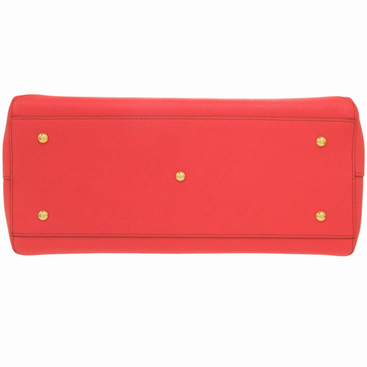 Mcm Red Color Leather Handbag (Pre-Owned)