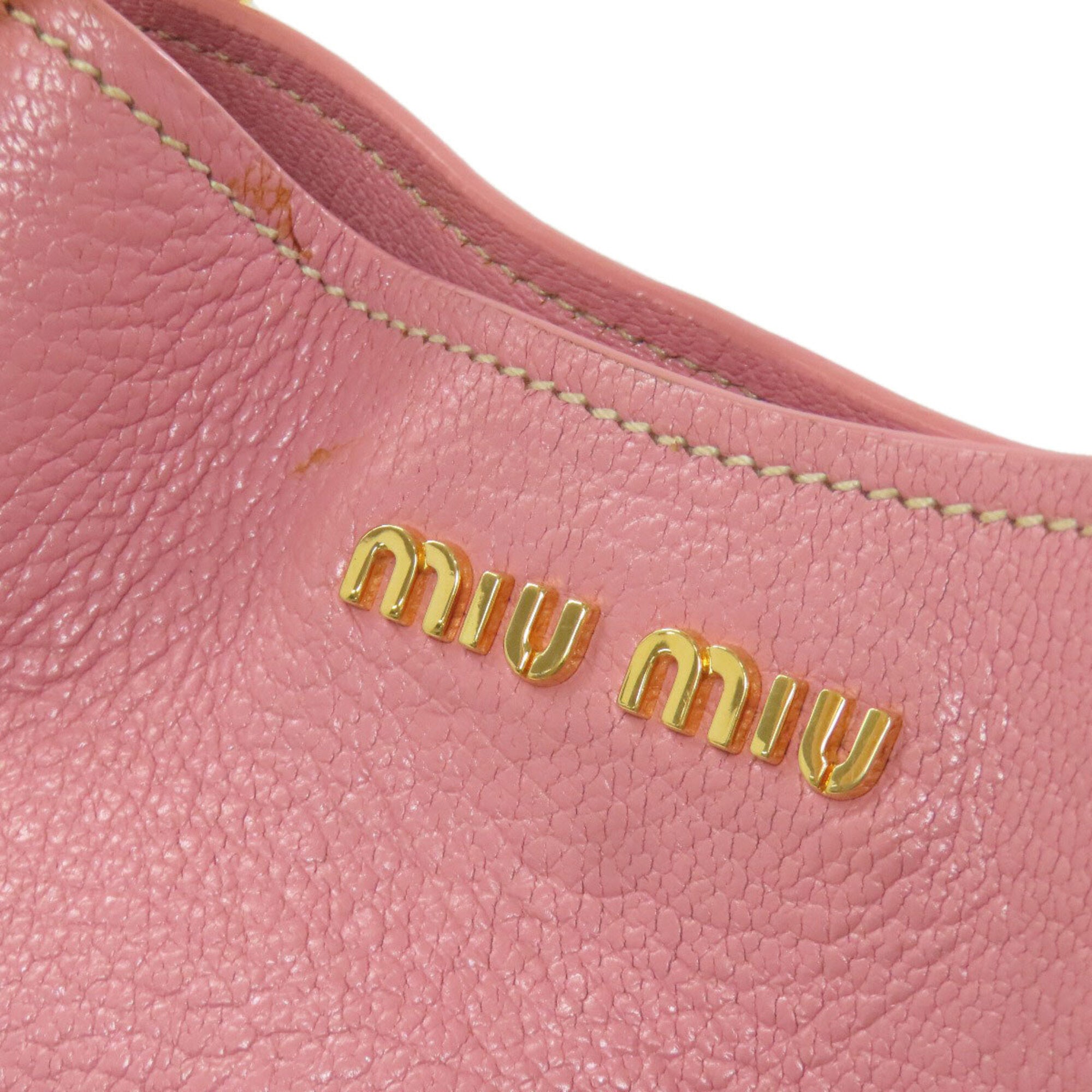 Miu Miu Pink Leather Handbag (Pre-Owned)