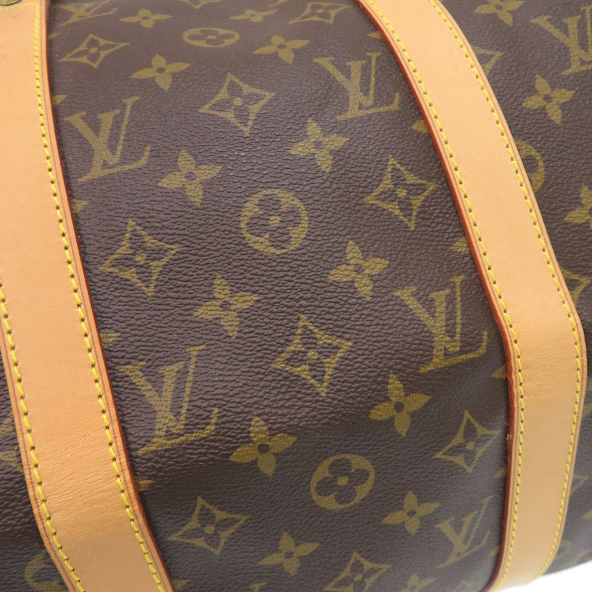 Louis Vuitton Monogram Brown Monogram Canvas Boston Bag (Pre-Owned)