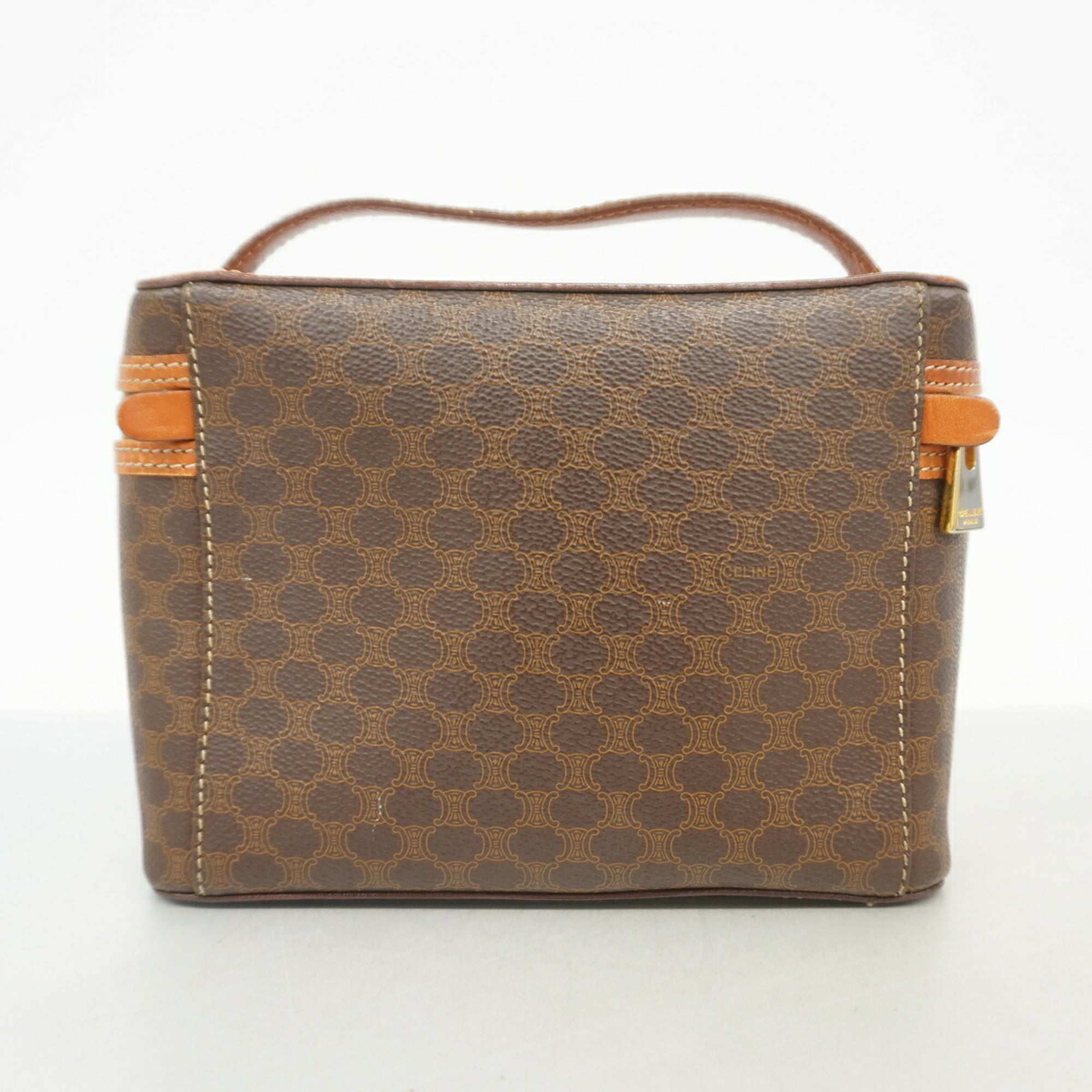 Celine Brown Pvc Vanity Bag (Pre-Owned)