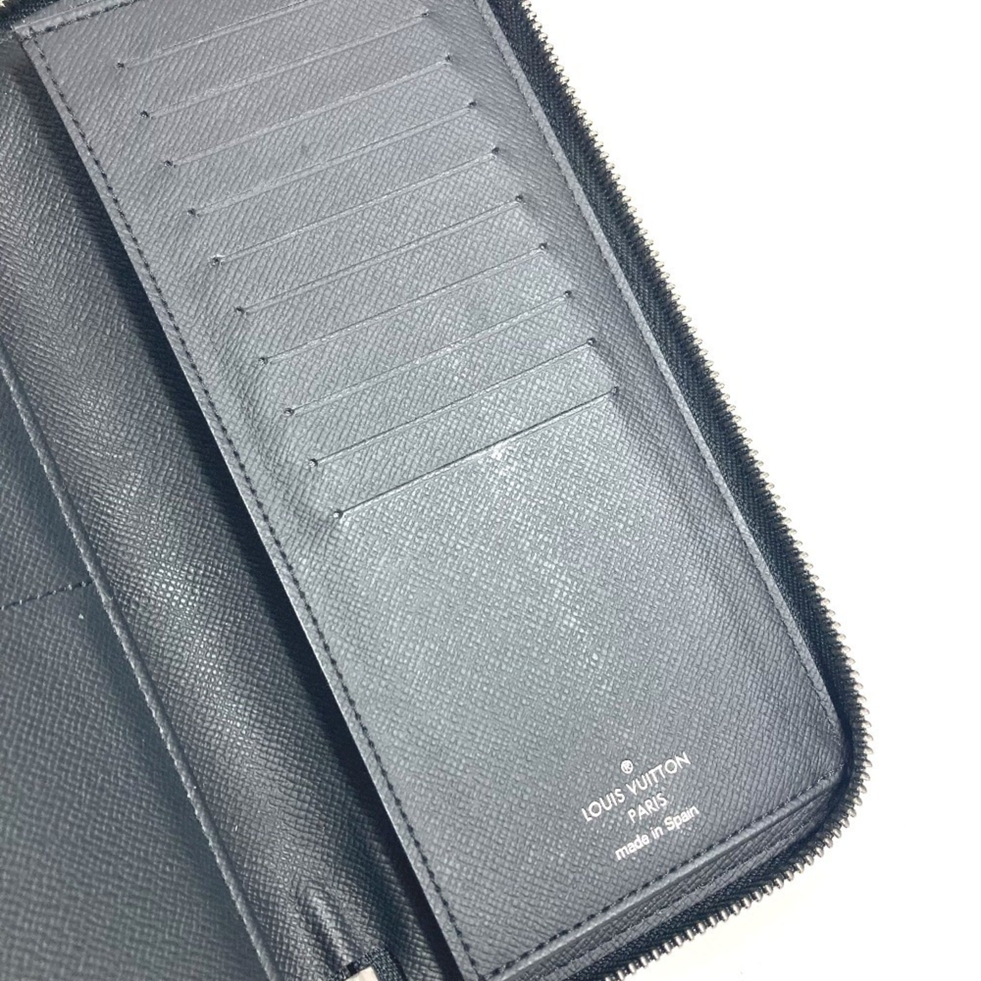 Louis Vuitton Black Monogram Eclipse Canvas Long Wallet (Bi-Fold) (Pre-Owned)
