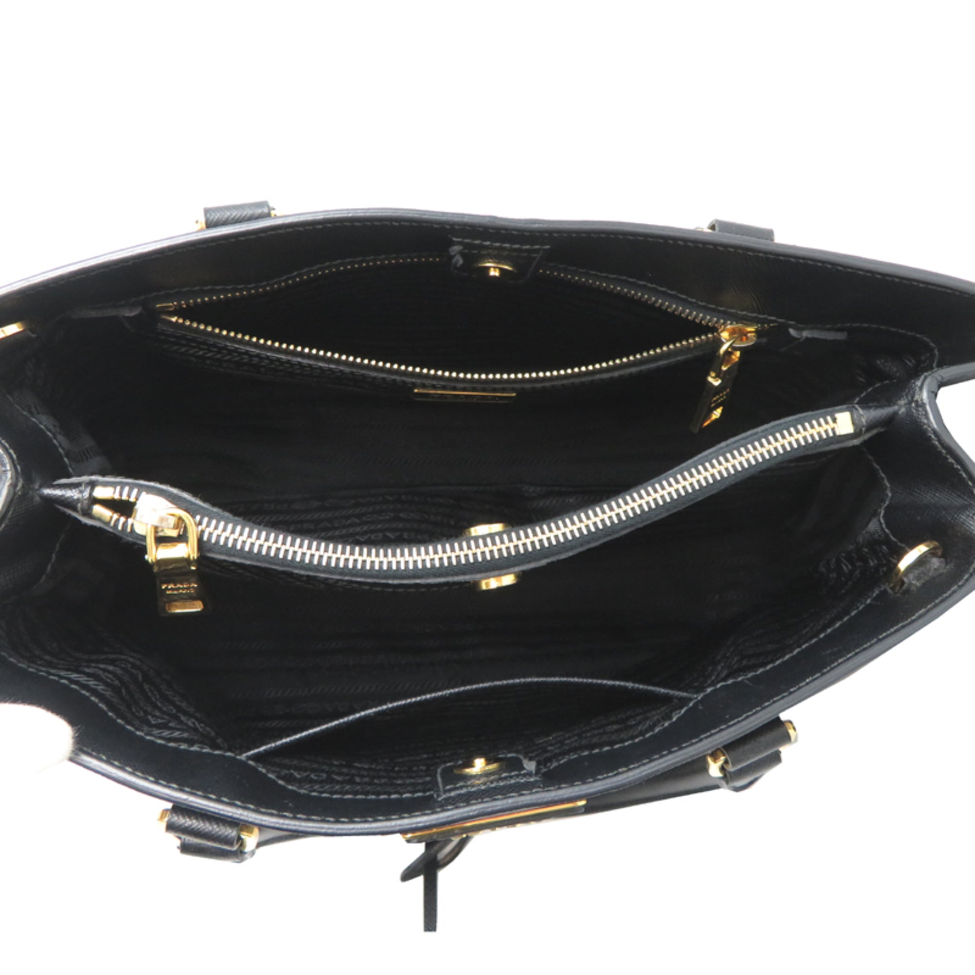 Prada Black Leather Handbag (Pre-Owned)