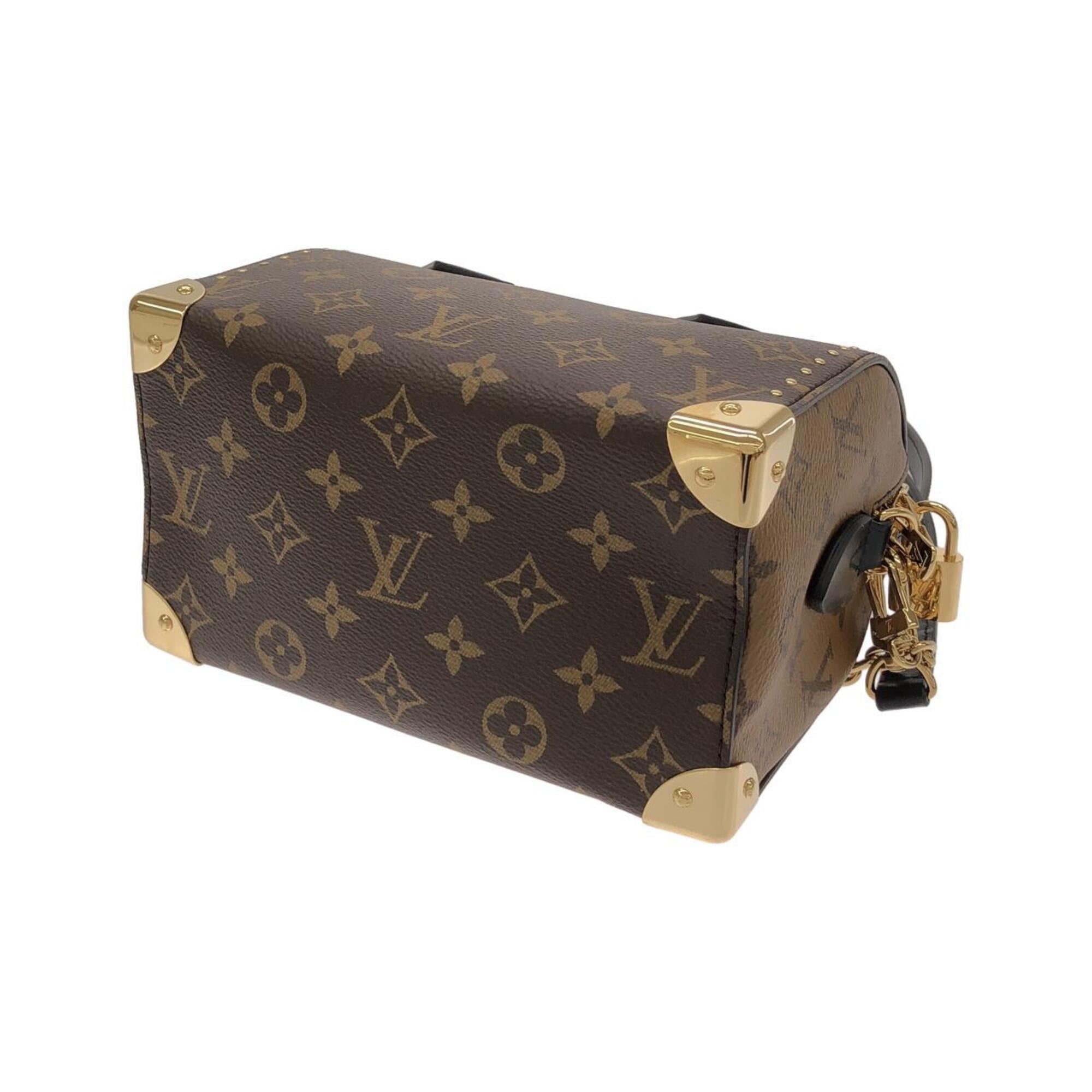 Louis Vuitton Marron Coated Canvas Boston Bag (Pre-Owned)