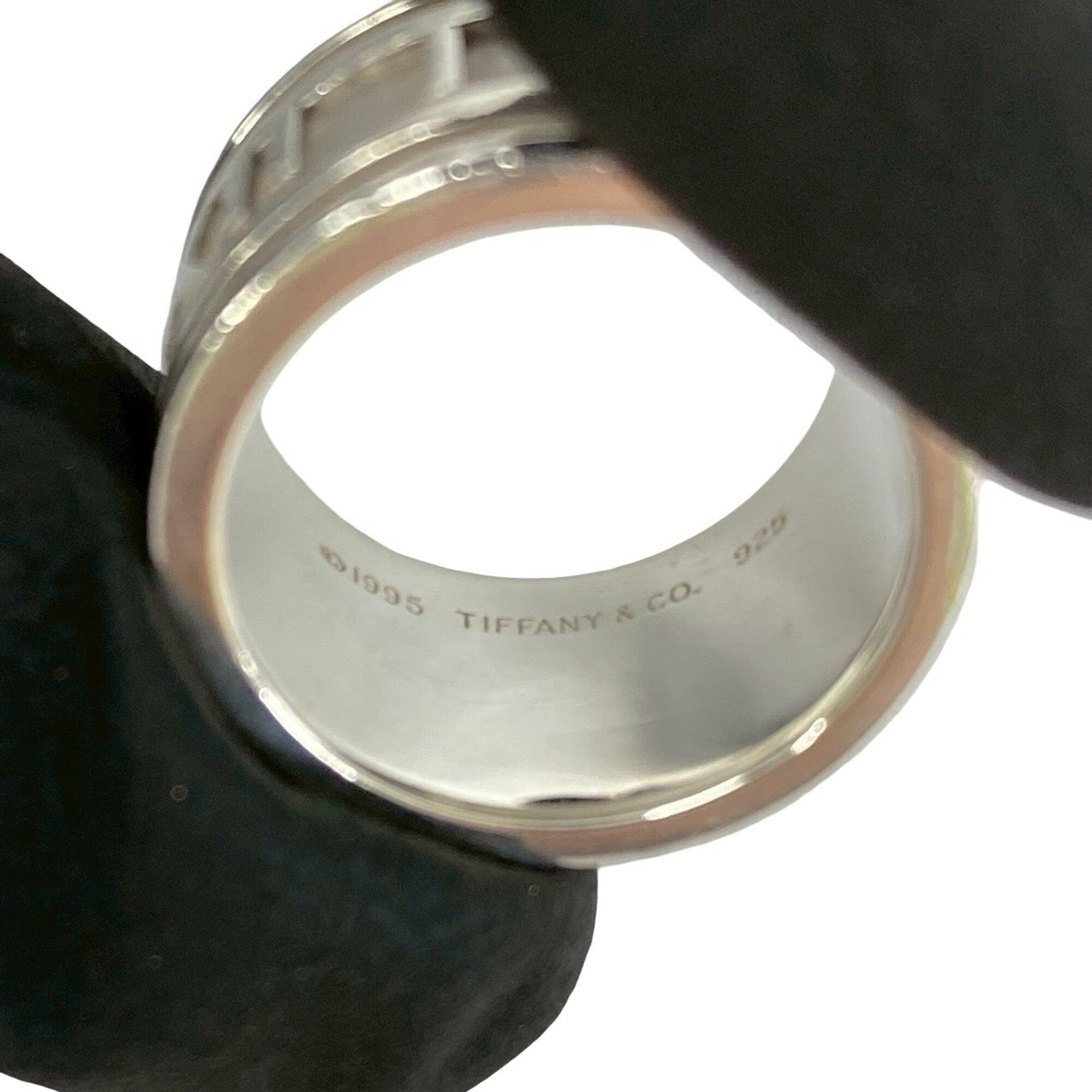 Tiffany Silver Silver 925 Band Ring (Pre-Owned)