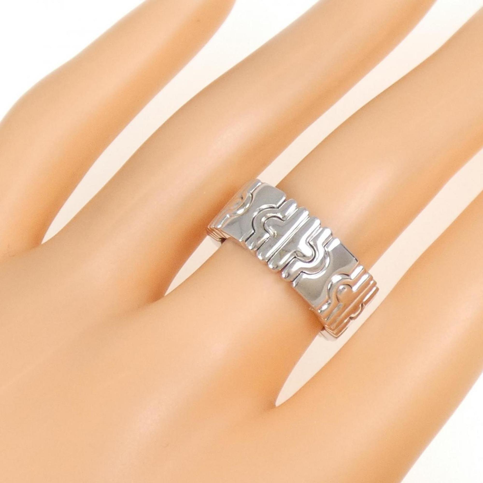 Bvlgari White Gold White Gold (18K) Band Ring (Pre-Owned)