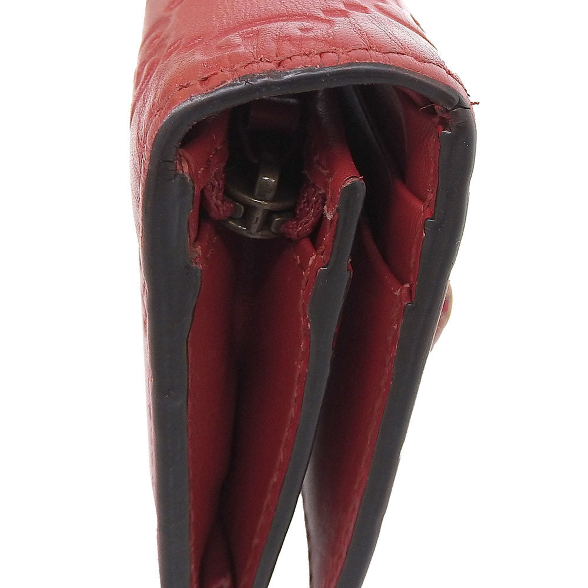 Gucci Red Color Wallet (Bi-Fold) (Pre-Owned)