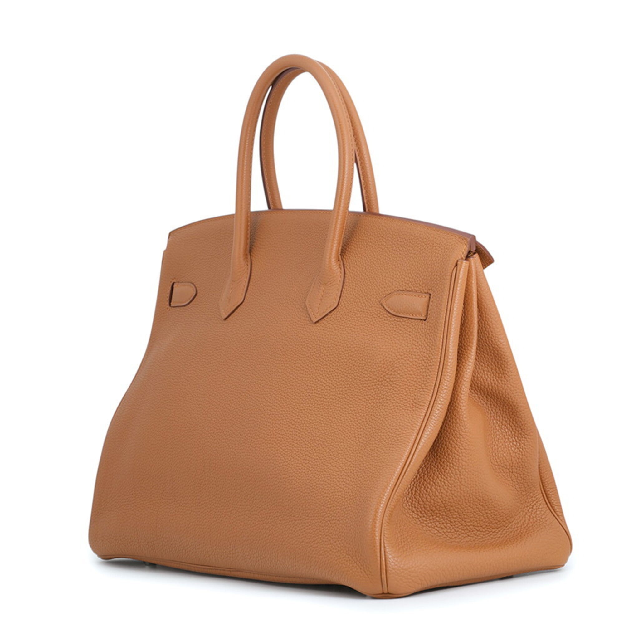 Hermes Gold Yellow Togo Leather Swift Leather Handbag (Pre-Owned)