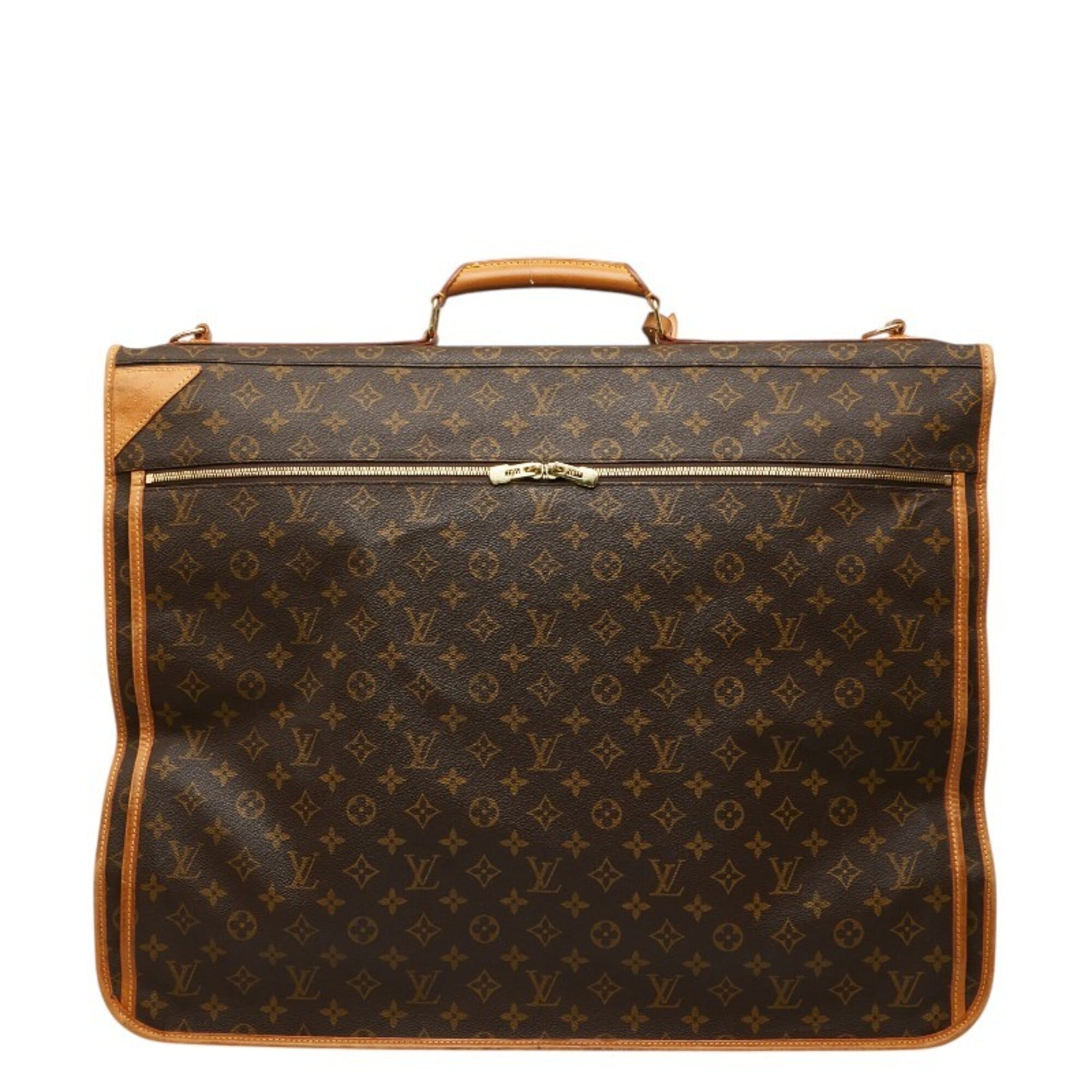 Louis Vuitton Monogram Brown Pvc Leather Garment Case (Pre-Owned)