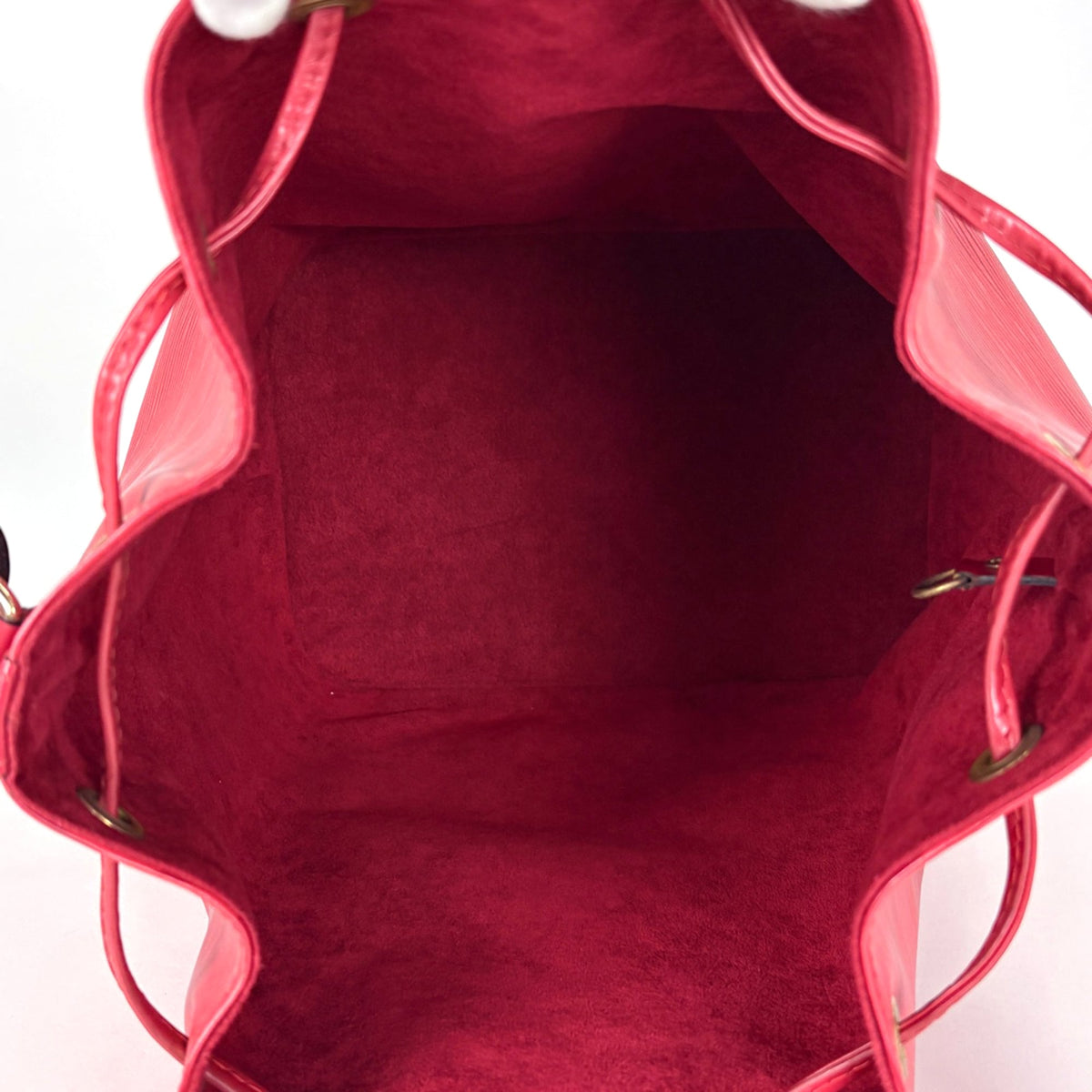 Louis Vuitton Castilian Red Epi Leather Shoulder Bag (Pre-Owned)