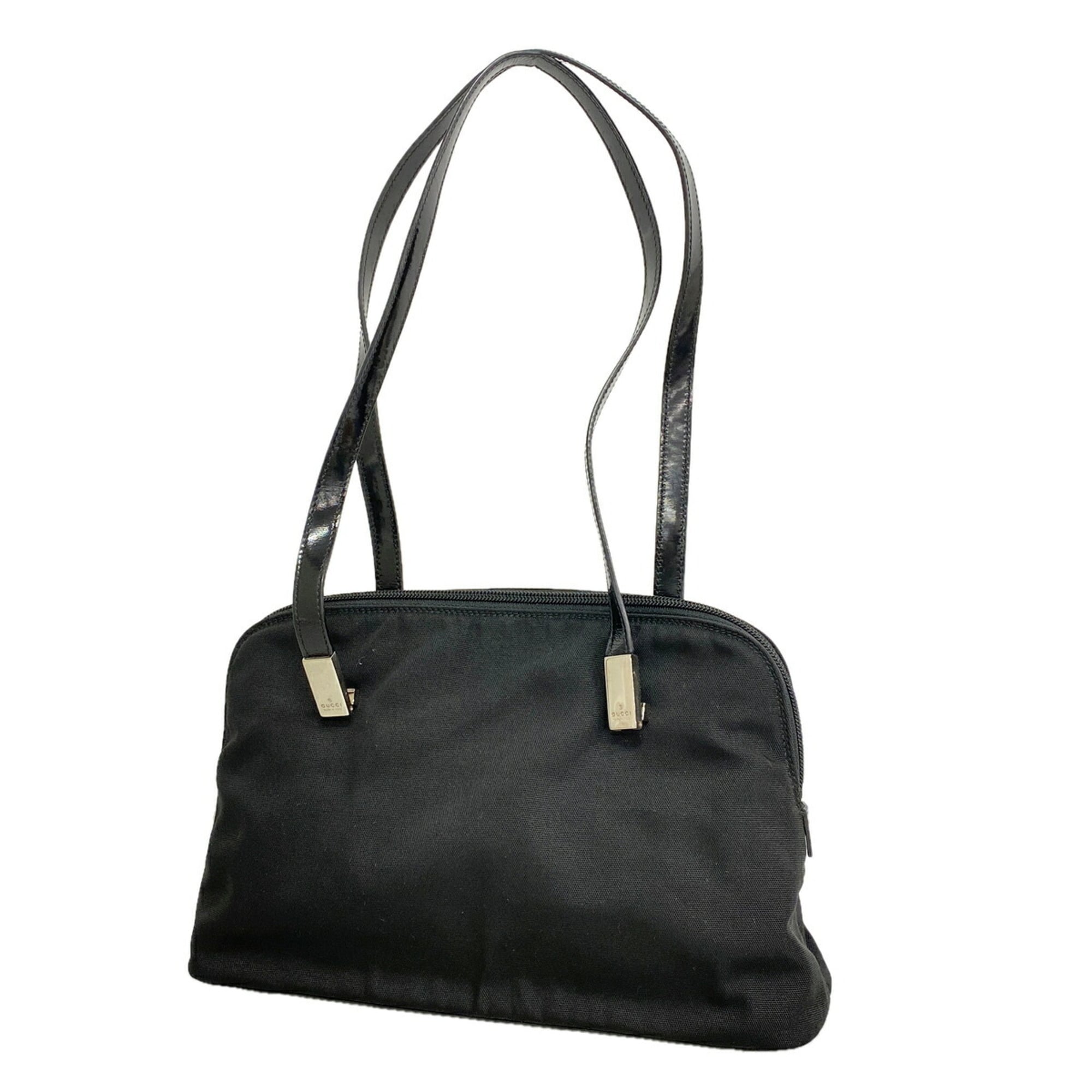 Gucci Black Canvas Shoulder Bag (Pre-Owned)