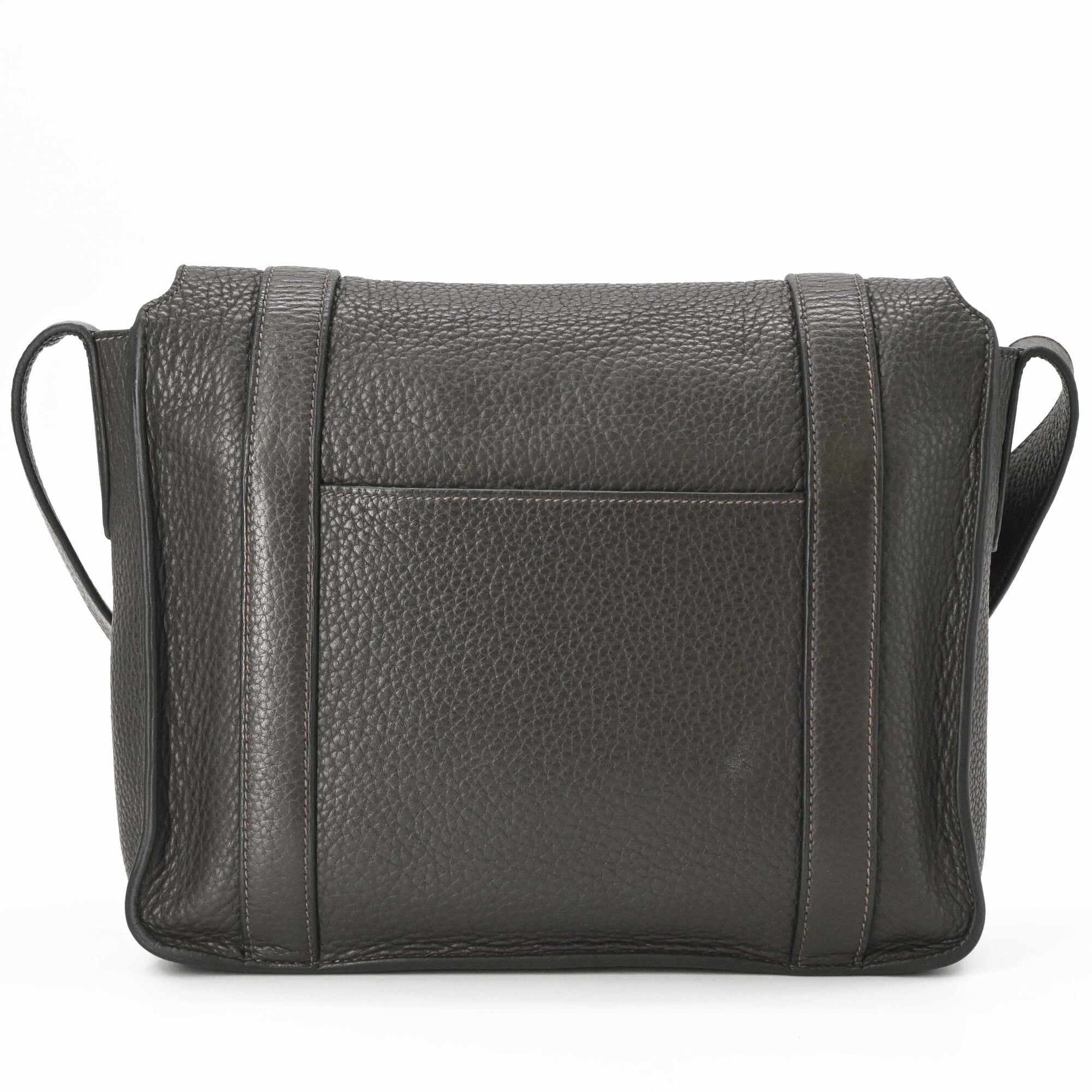 Hermes Caporal Blue Etain Taurillon Clemence Leather Shoulder Bag (Pre-Owned)