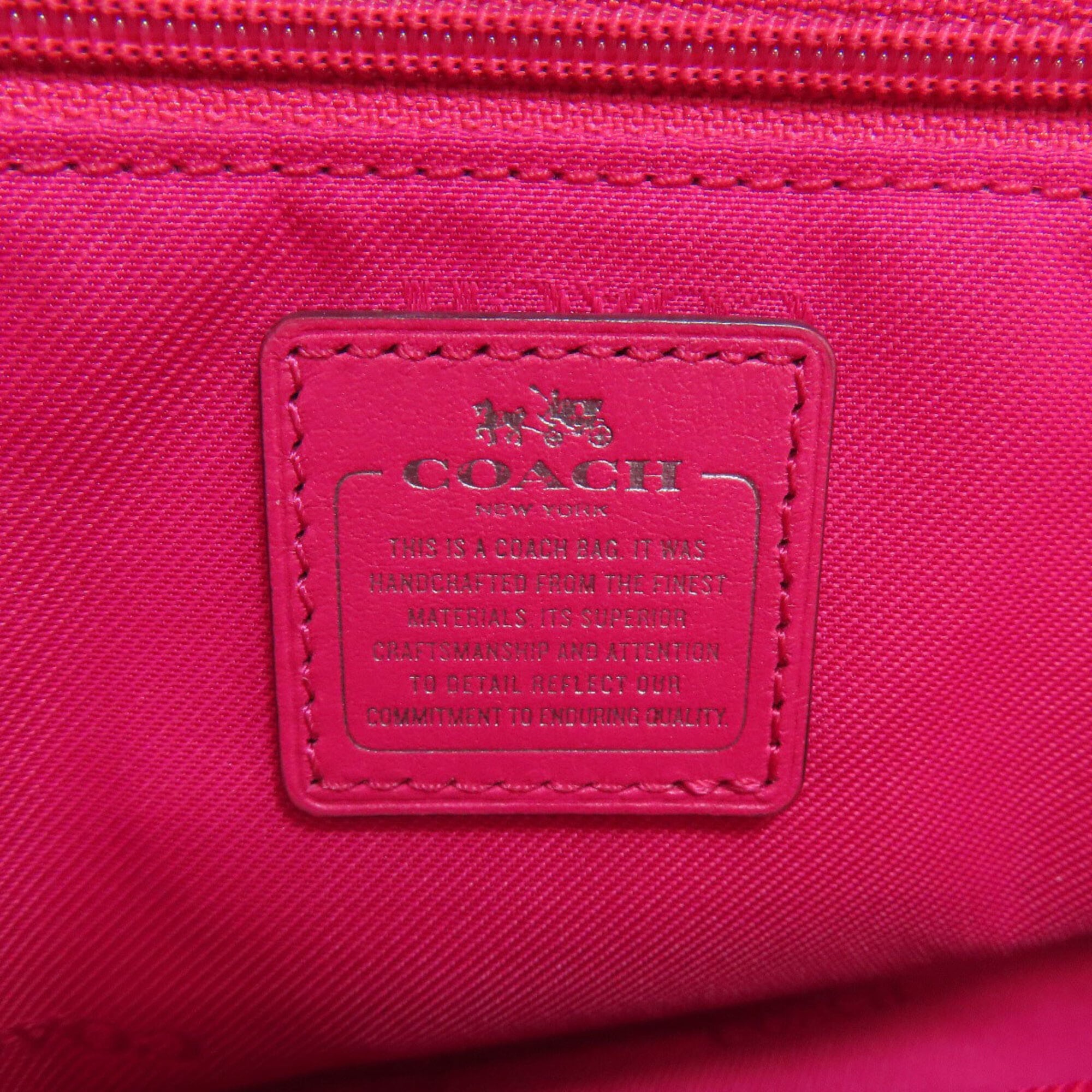 Coach Pink Leather Handbag (Pre-Owned)