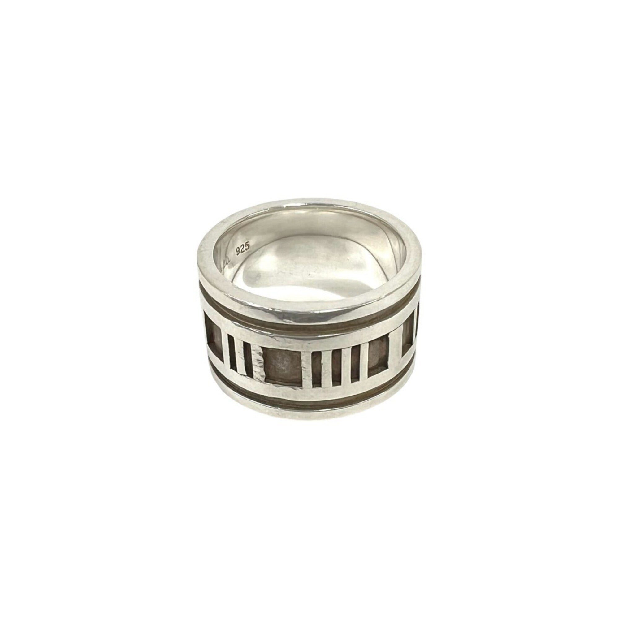 Tiffany Silver Silver 925 Band Ring (Pre-Owned)