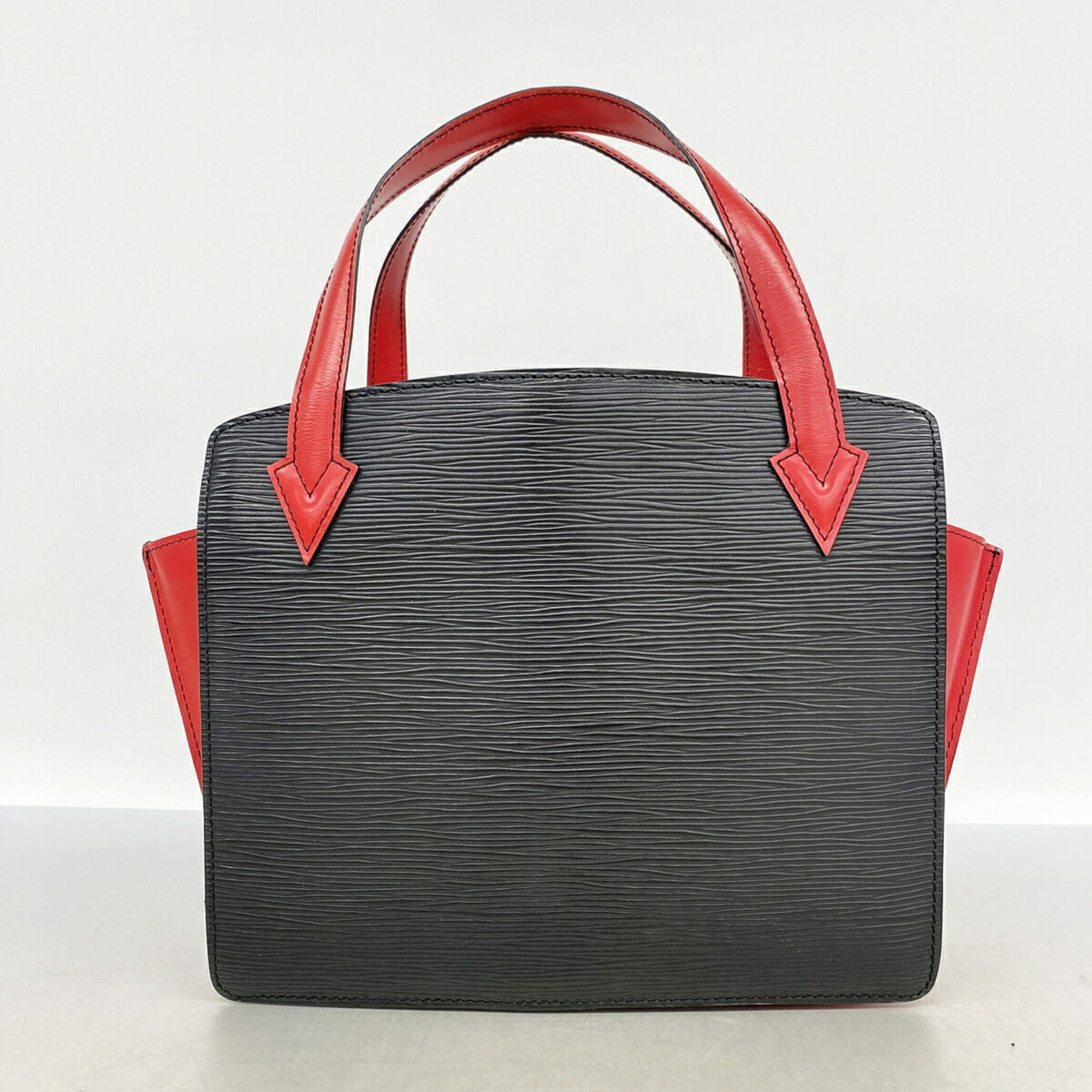 Louis Vuitton Castilian Red Noir Handbag (Pre-Owned)