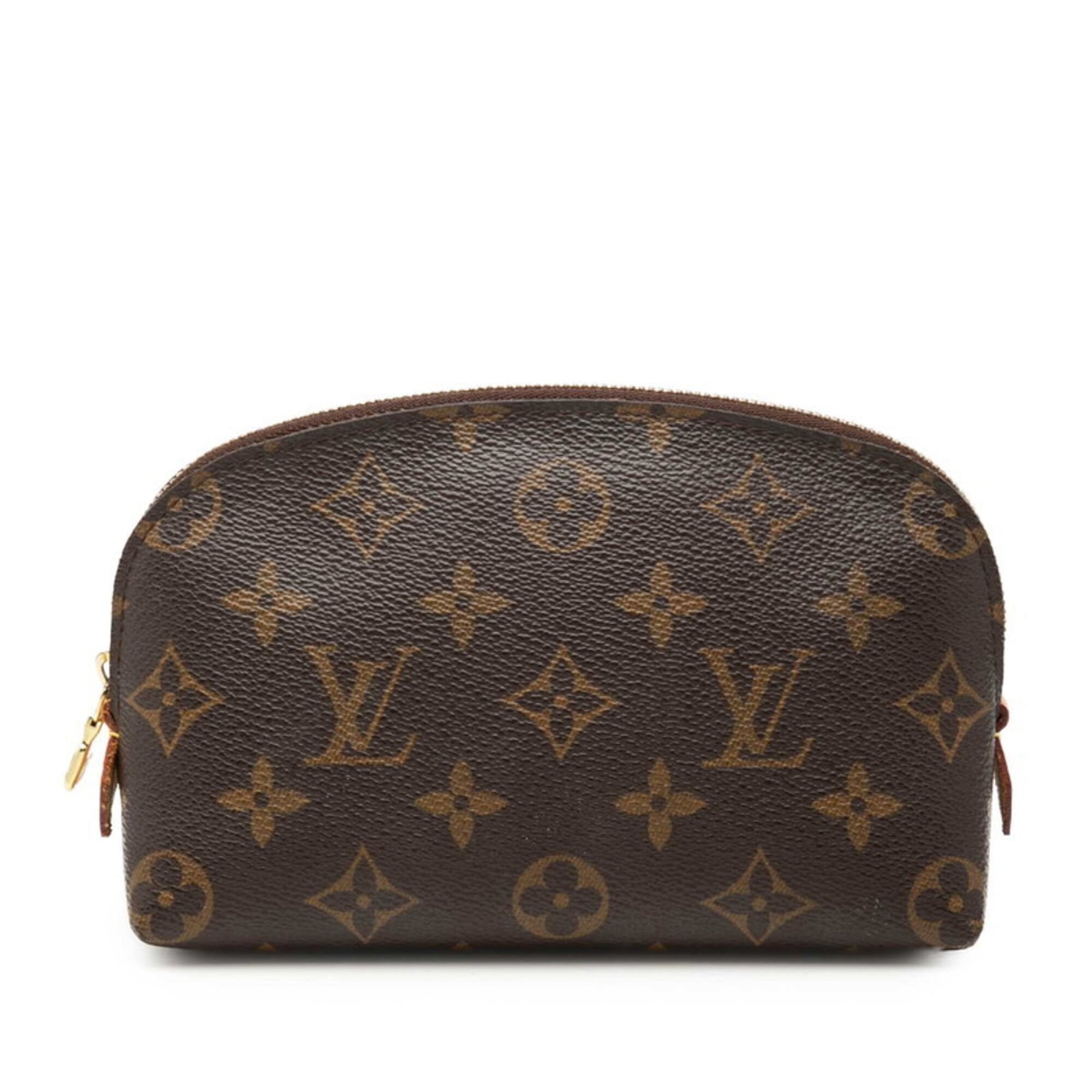 Louis Vuitton Monogram Brown Pvc Leather Handbag Pochette (Pre-Owned)