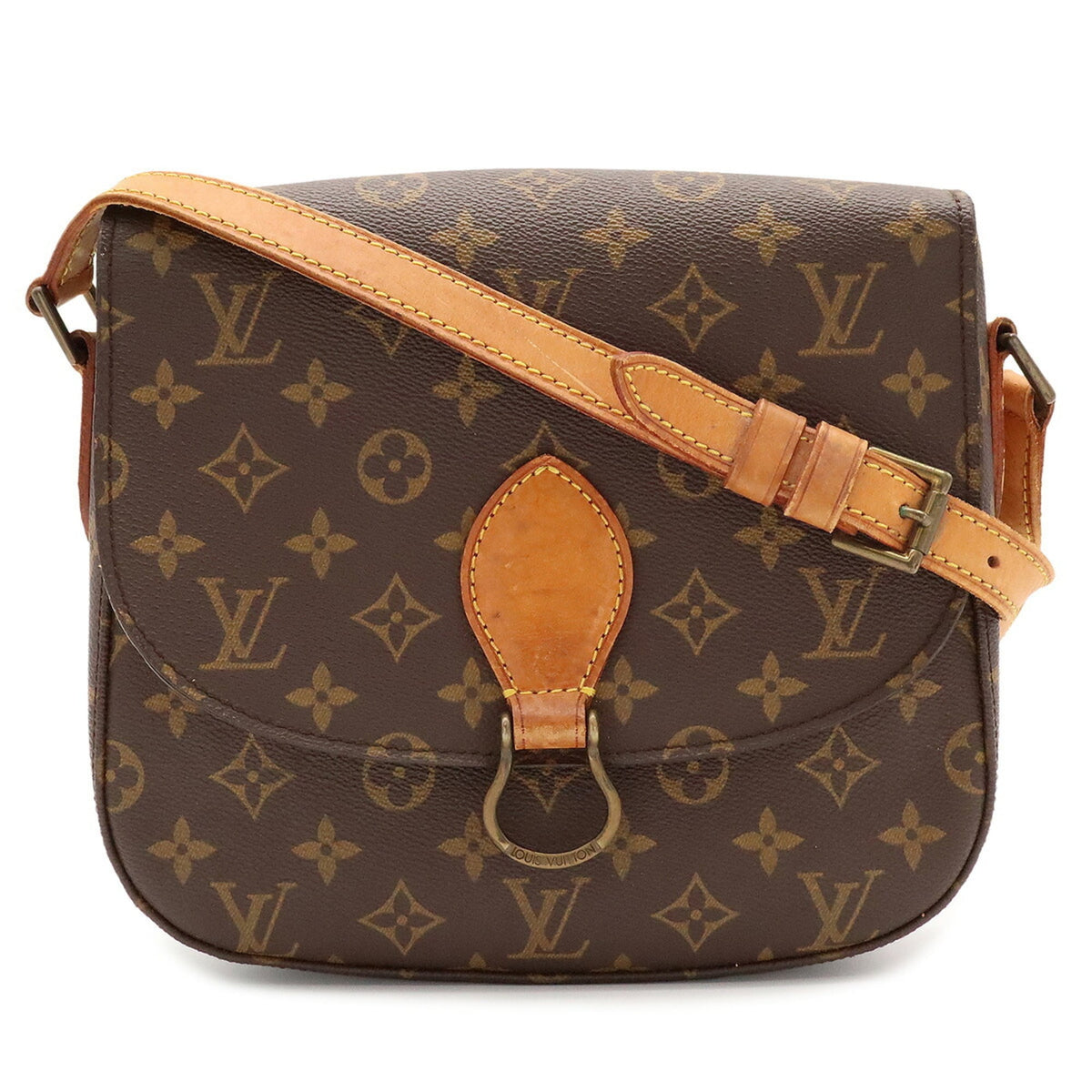 Gucci Beige Brown Brown Green Red Color Leather Pvc Pochette Shoulder Bag (Pre-Owned)