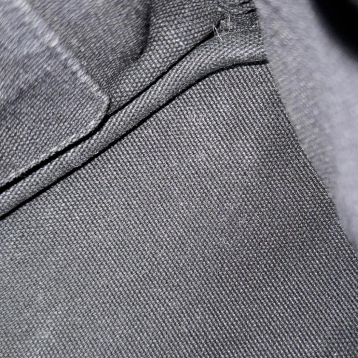 Prada Canapa Black Nero Canvas Shoulder Bag (Pre-Owned)