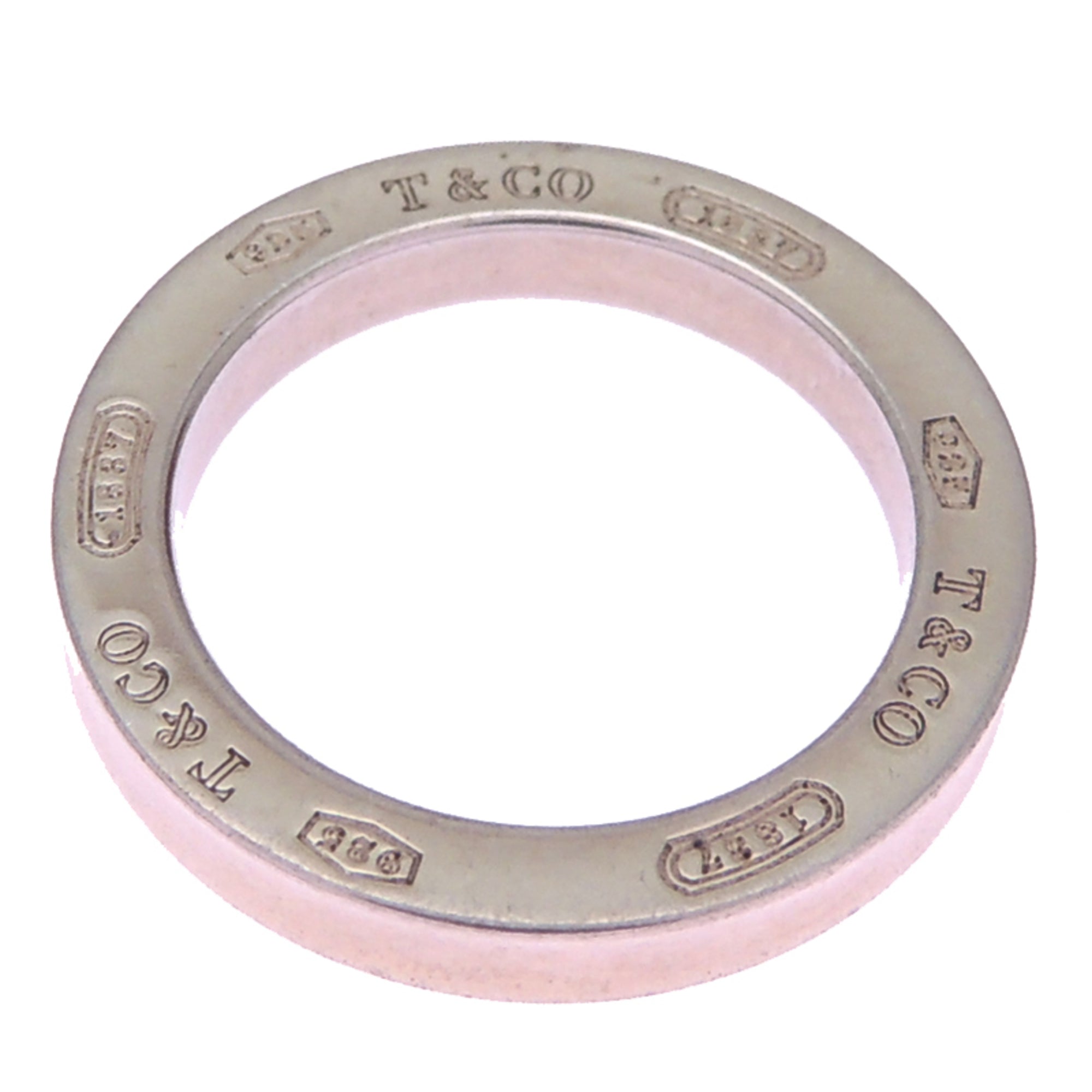 Tiffany Silver 925 Band Ring (Pre-Owned)