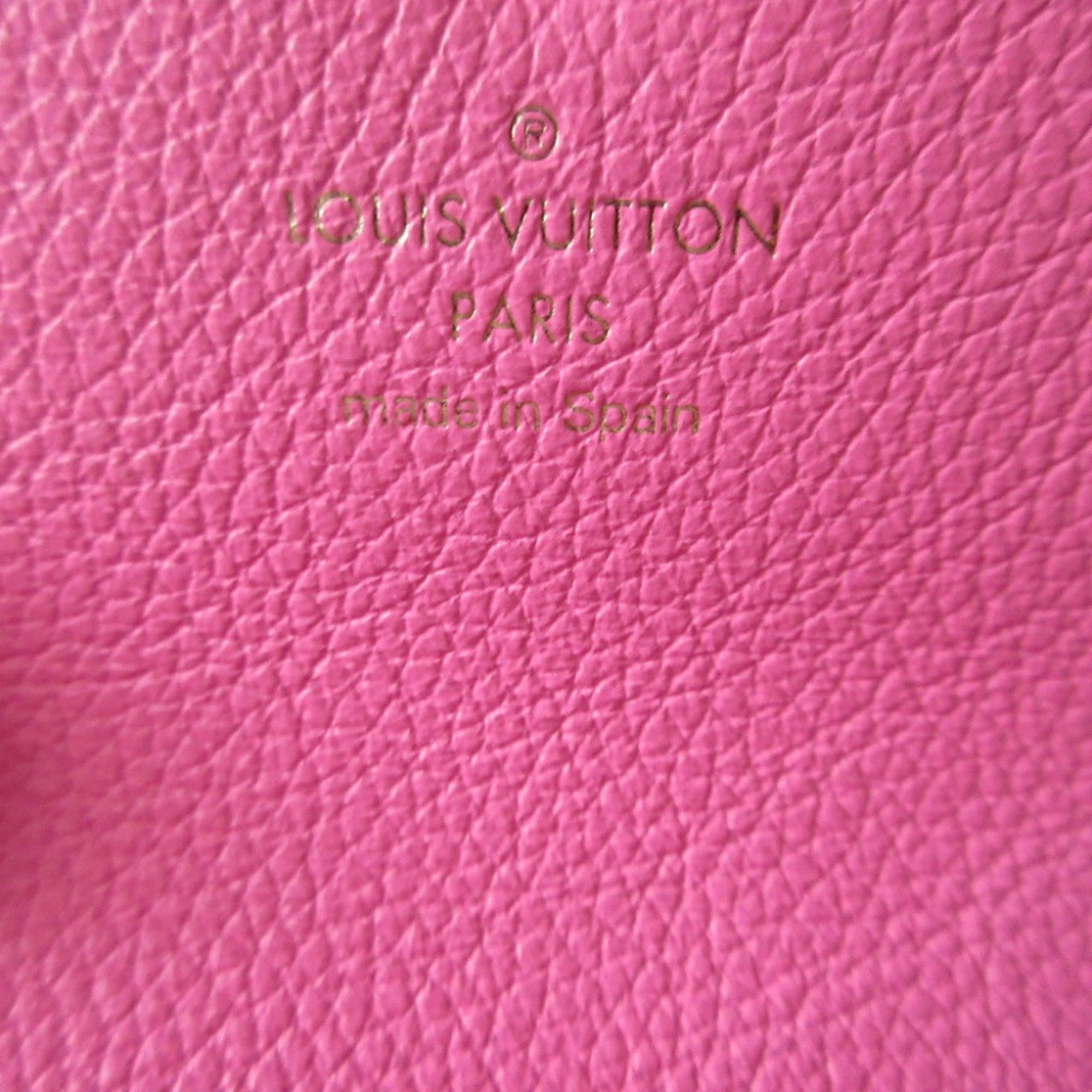 Louis Vuitton Pink Leather Wallet (Bi-Fold) (Pre-Owned)