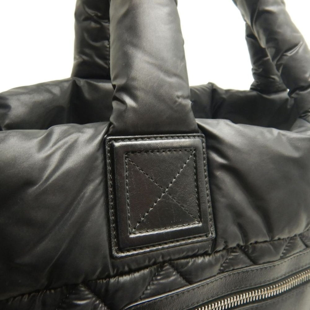 Chanel Coco Cocoon Black Nylon Tote Bag (Pre-Owned)