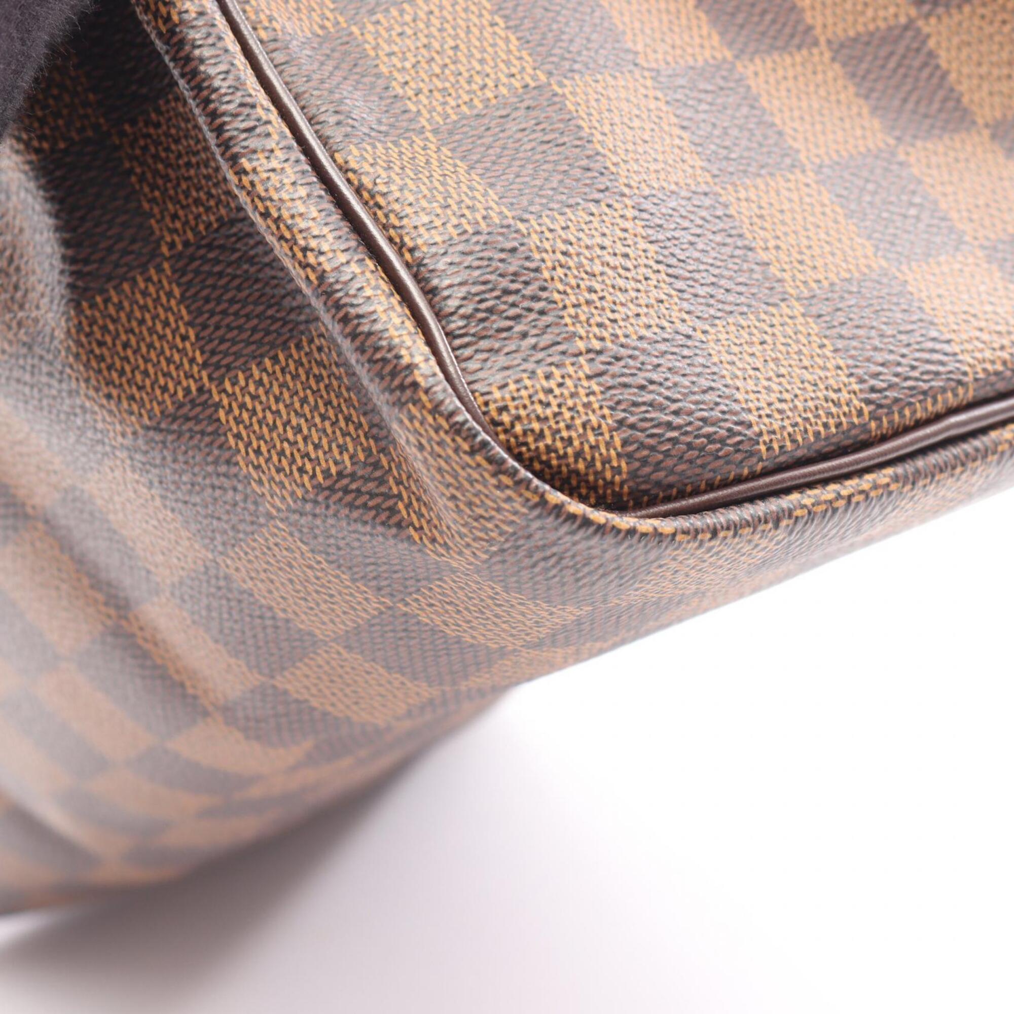 Louis Vuitton Brown Coated Canvas Leather Handbag (Pre-Owned)