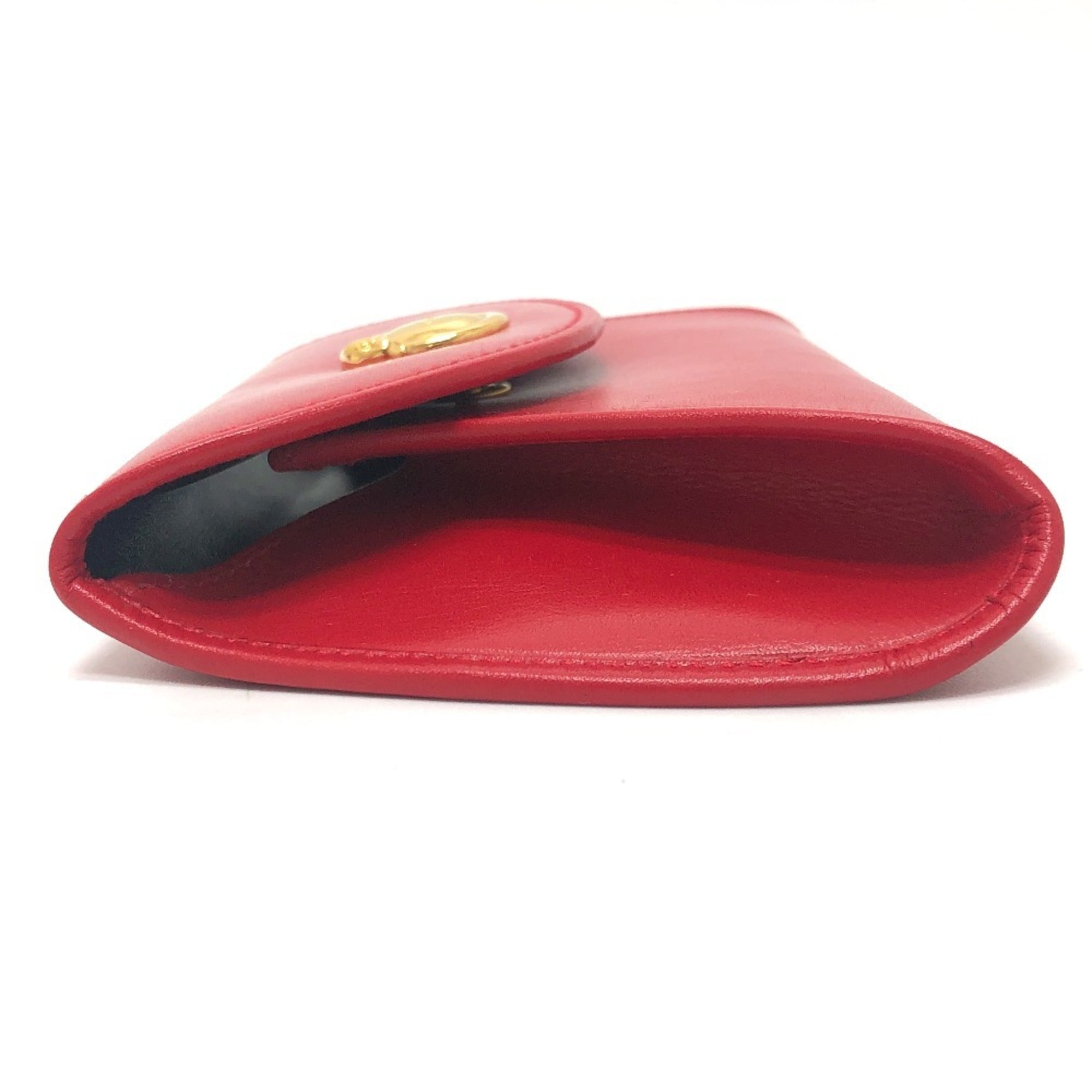 Cartier Red Color Coin Purse/Coin Case (Pre-Owned)
