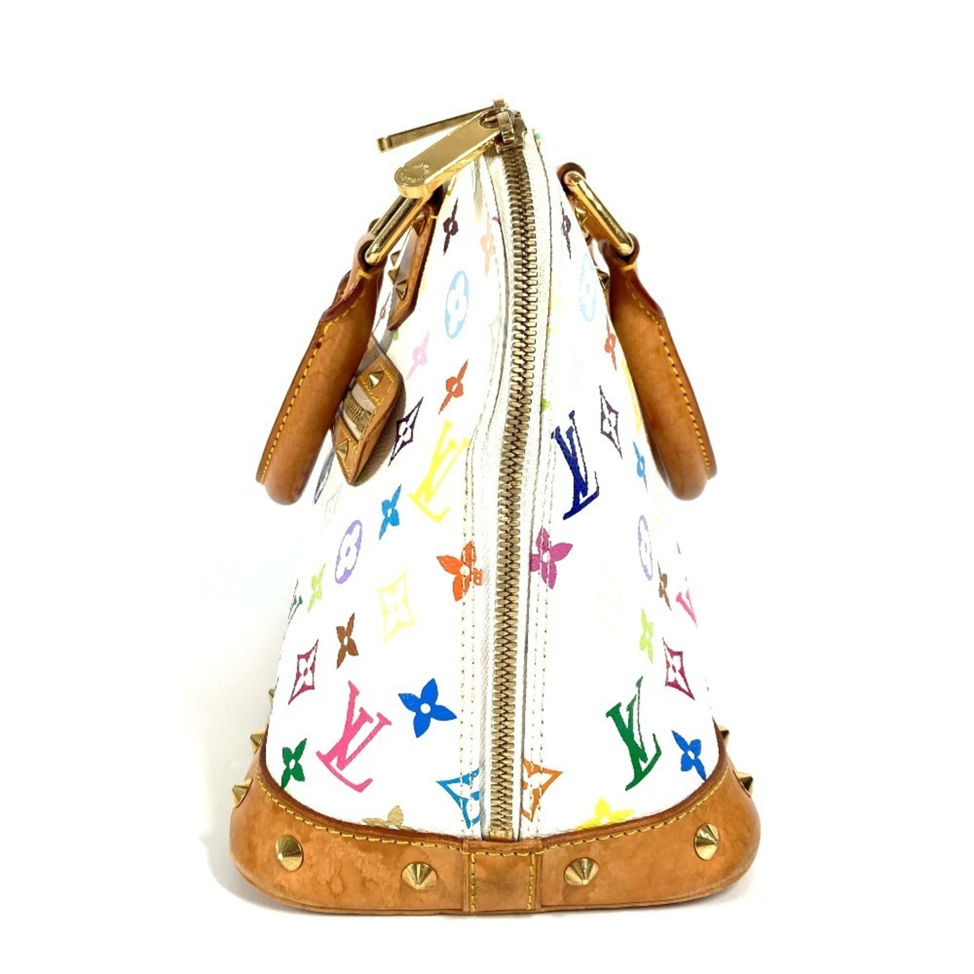 Louis Vuitton Monogram Multicolore Blanc White Monogram Multicolore Handbag Tote Bag (Pre-Owned)