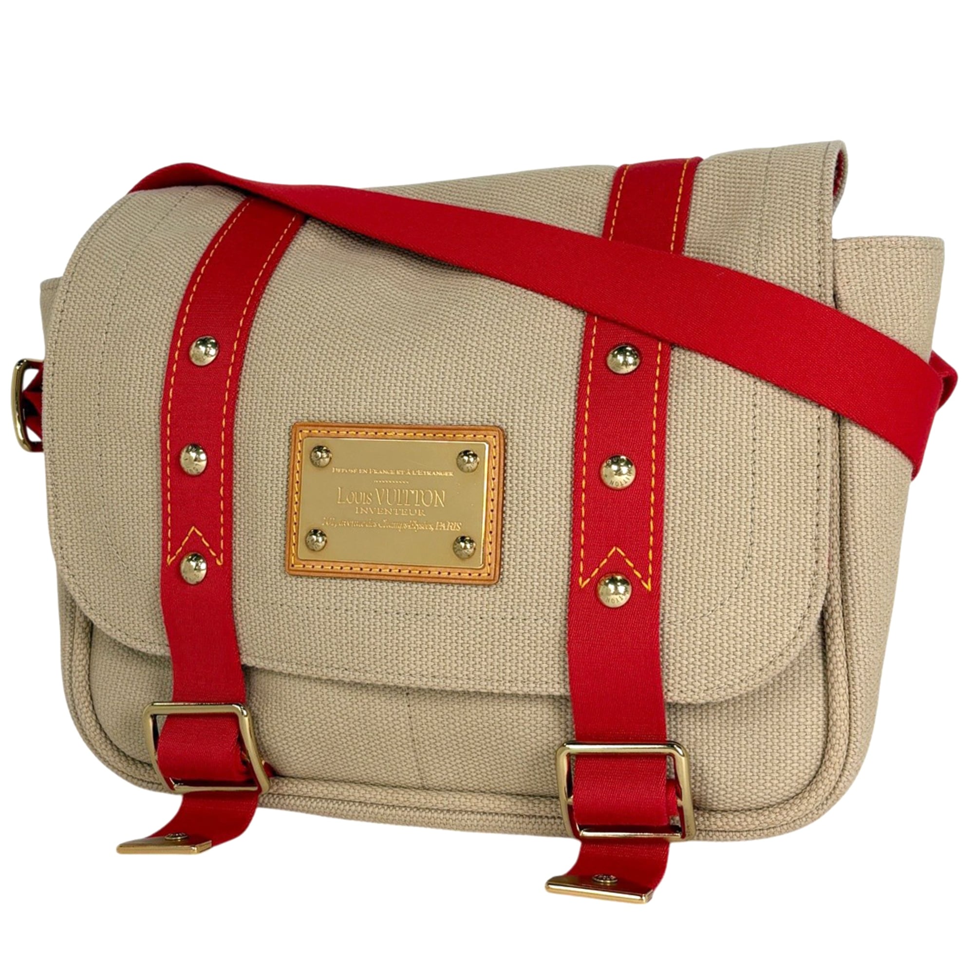 Louis Vuitton Beige Shoulder Bag (Pre-Owned)