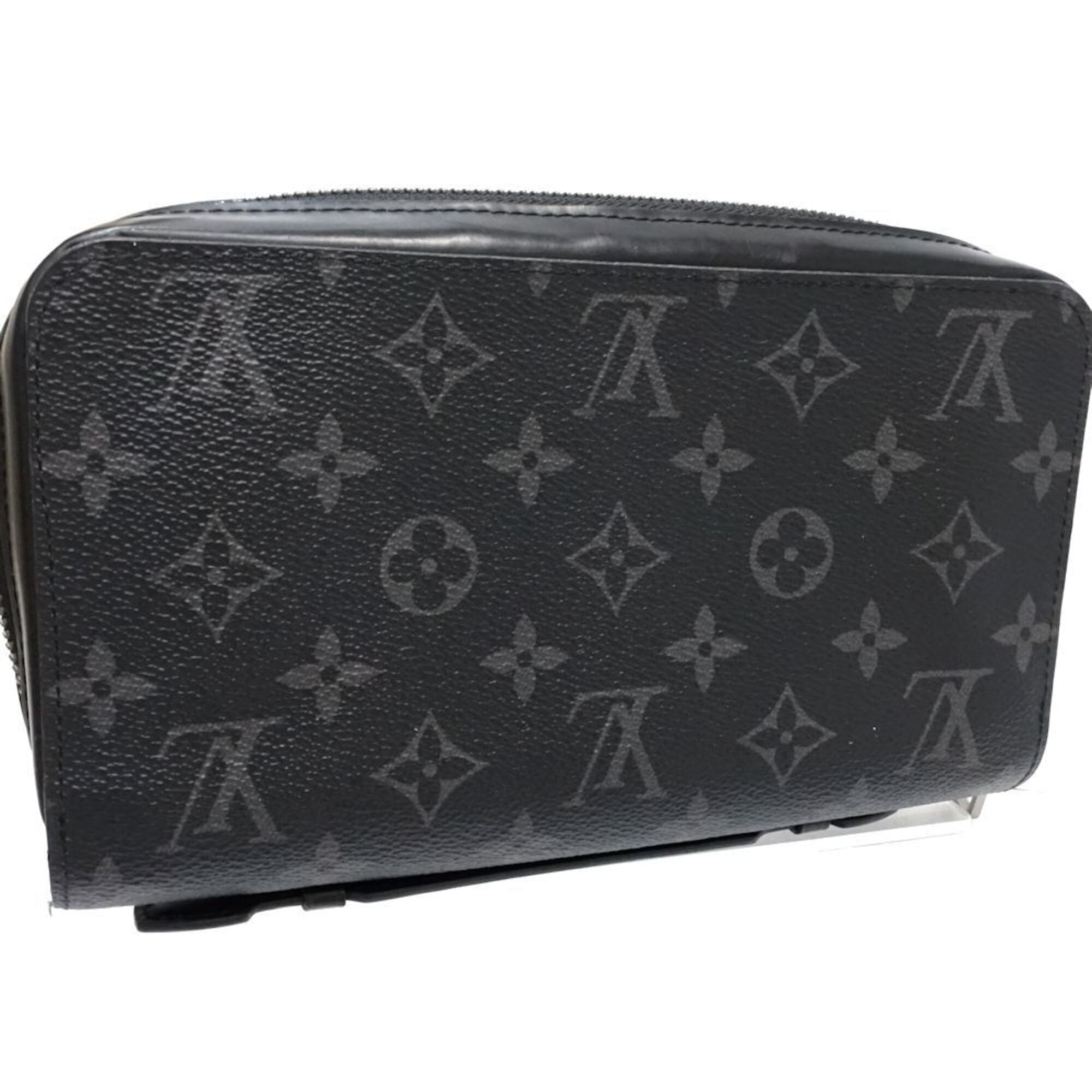 Louis Vuitton Black Monogram Eclipse Long Wallet (Bi-Fold) (Pre-Owned)