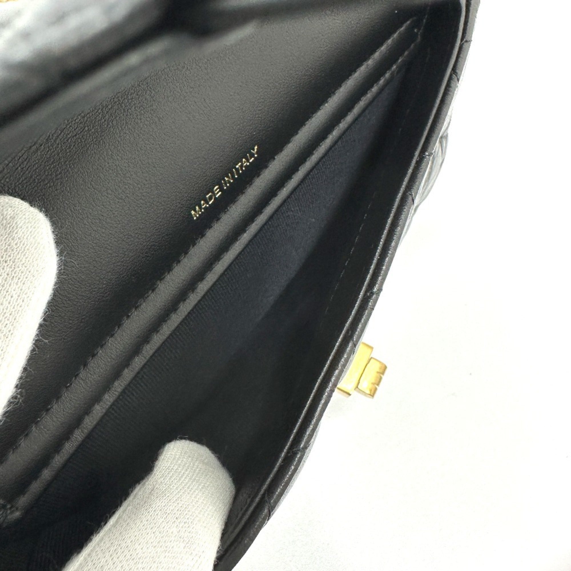 Chanel 2.55 Black Leather Shoulder Bag (Pre-Owned)